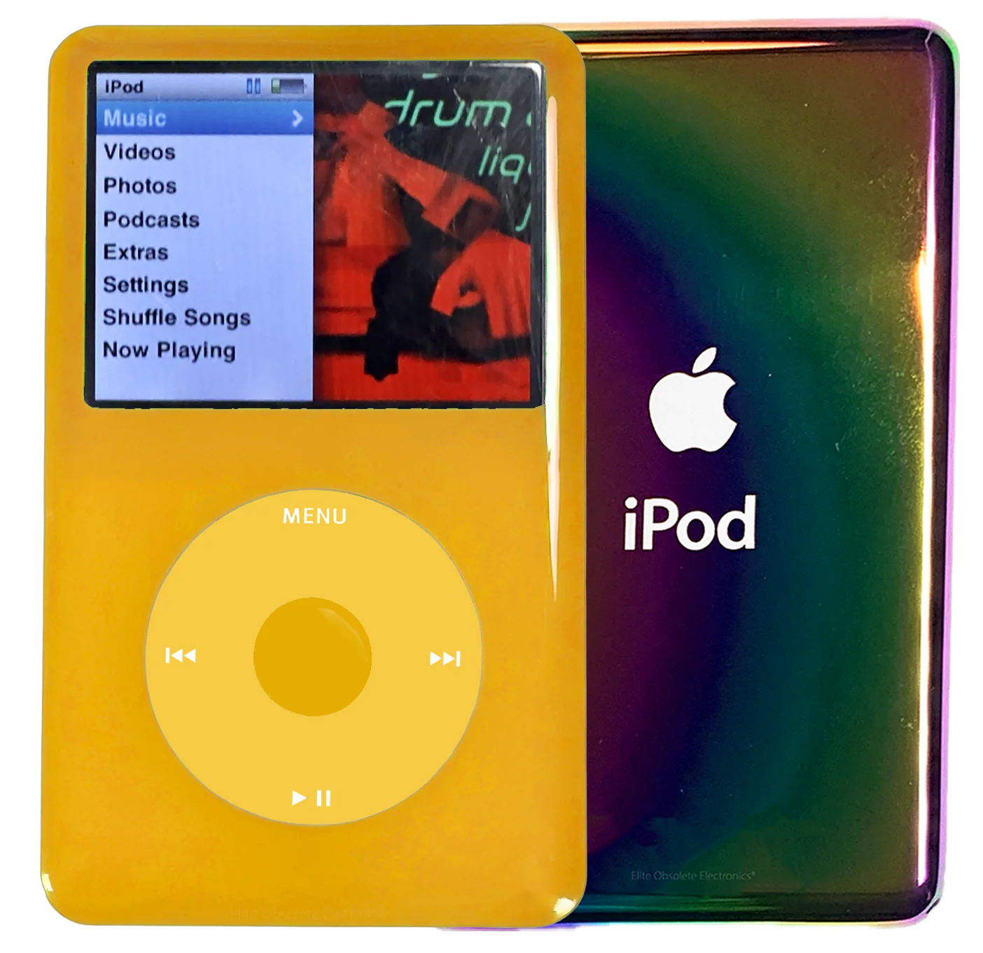 New Apple iPod Classic 6th & 7th Generation Yellow Plastic / Yellow / Yellow Plastic (Rainbow)
