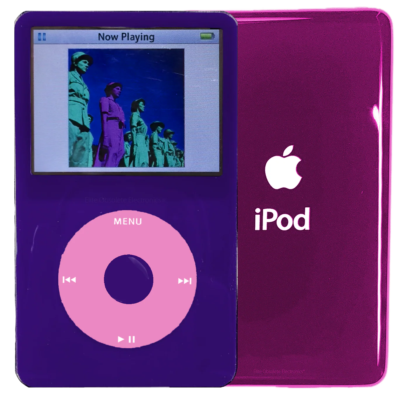 New Apple iPod Video Classic 5th & 5.5 Enhanced Purple / Light Pink / Purple (Hyper Pink)