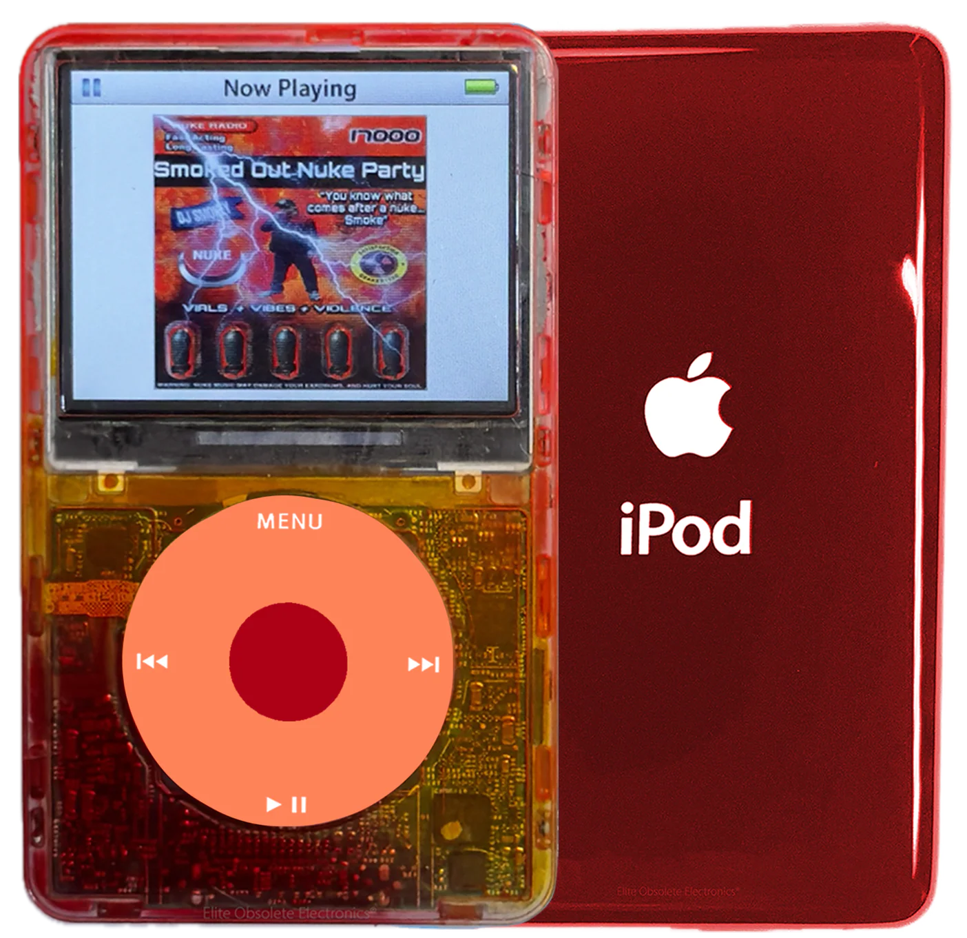 New Apple iPod Video Classic 5th & 5.5 Enhanced Atomic Fireball / Orange / Red (Sangria Red)