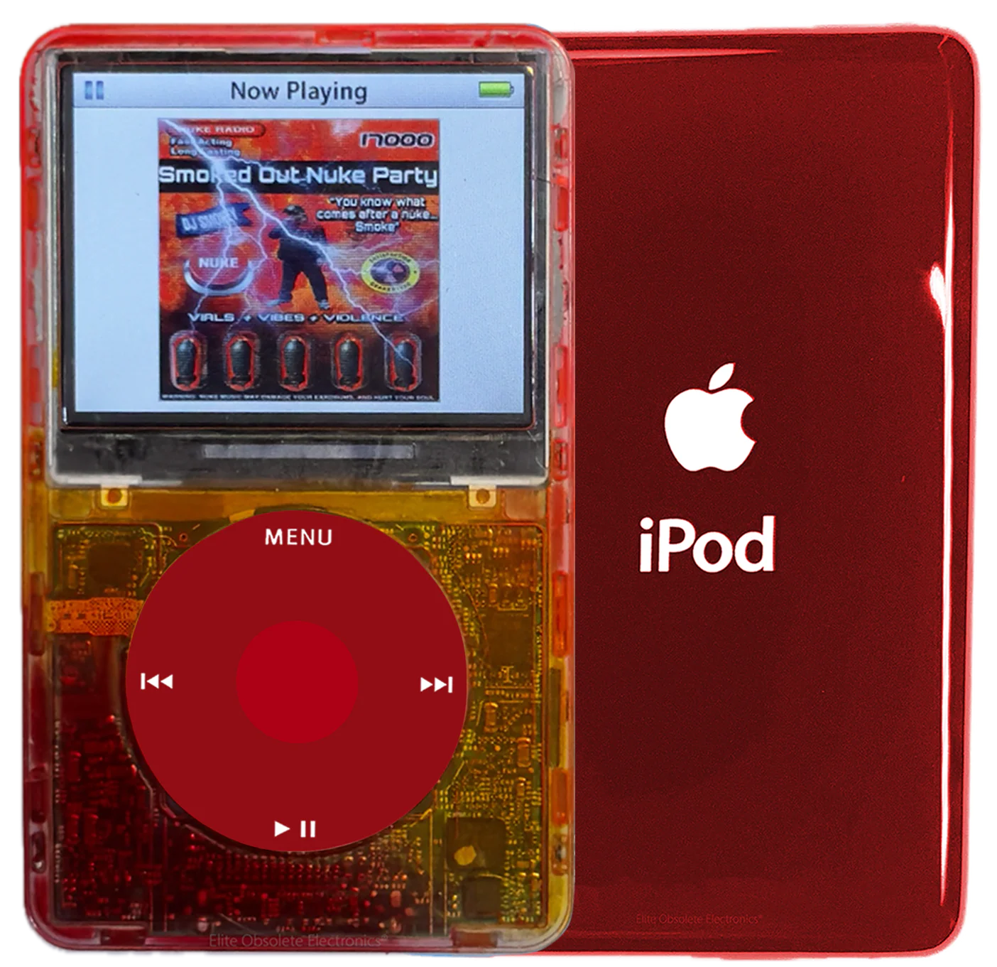 New Apple iPod Video Classic 5th & 5.5 Enhanced Atomic Fireball / Red / Red (Sangria Red)