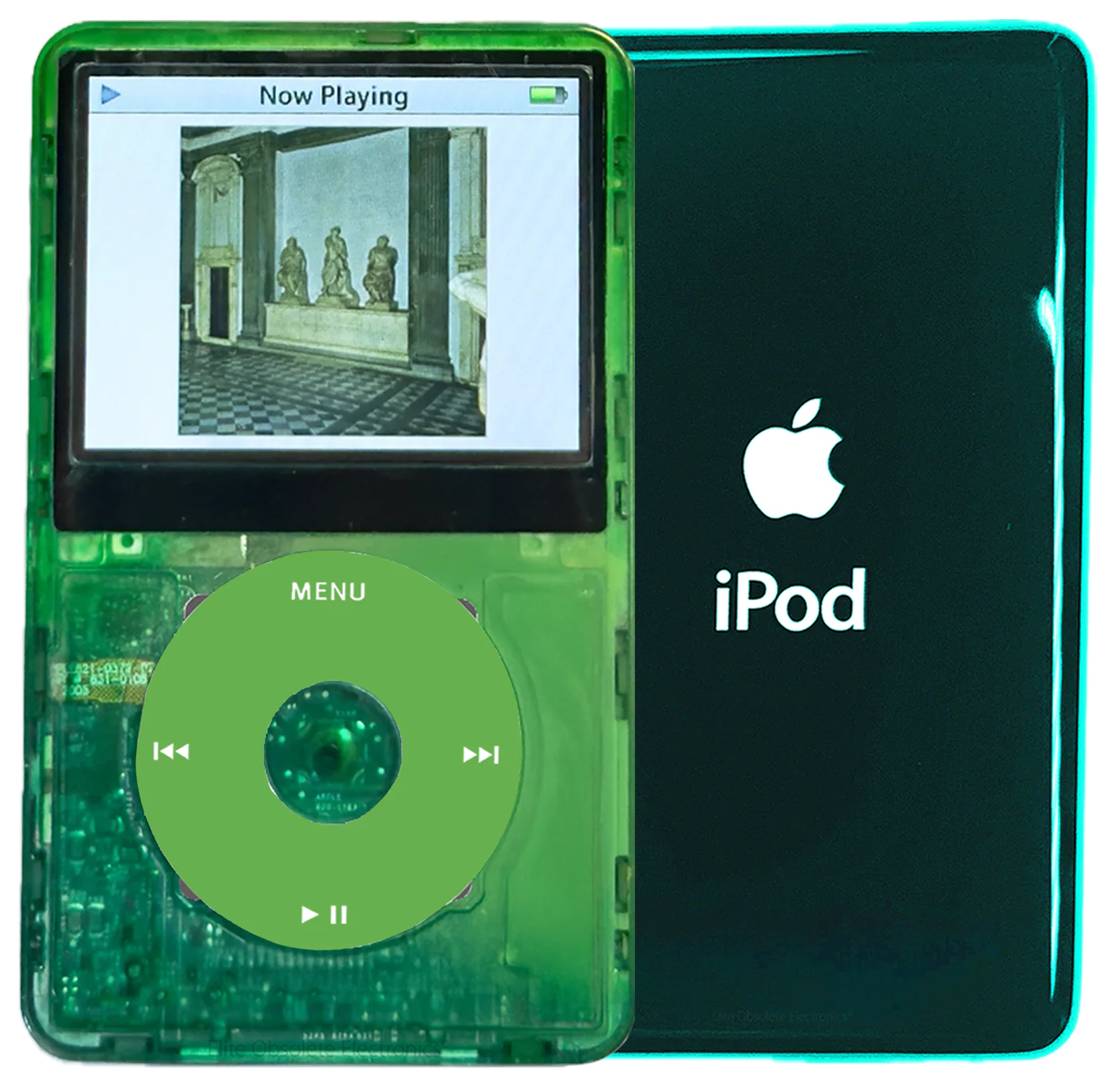 New Apple iPod Video Classic 5th & 5.5 Enhanced Atomic Green Dream / Light Green / Atomic Clover (Pine Green)