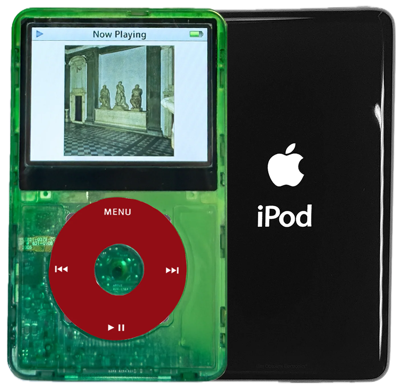 New Apple iPod Video Classic 5th & 5.5 Enhanced Atomic Green Dream / Red / Atomic Clover (Black)