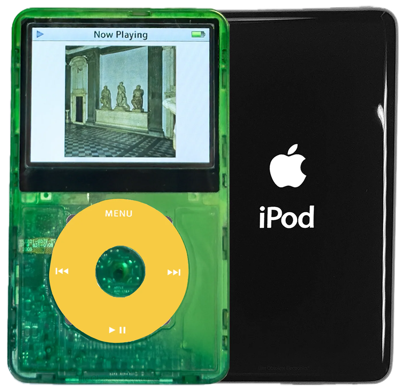 New Apple iPod Video Classic 5th & 5.5 Enhanced Atomic Green Dream / Yellow / Atomic Clover (Black)