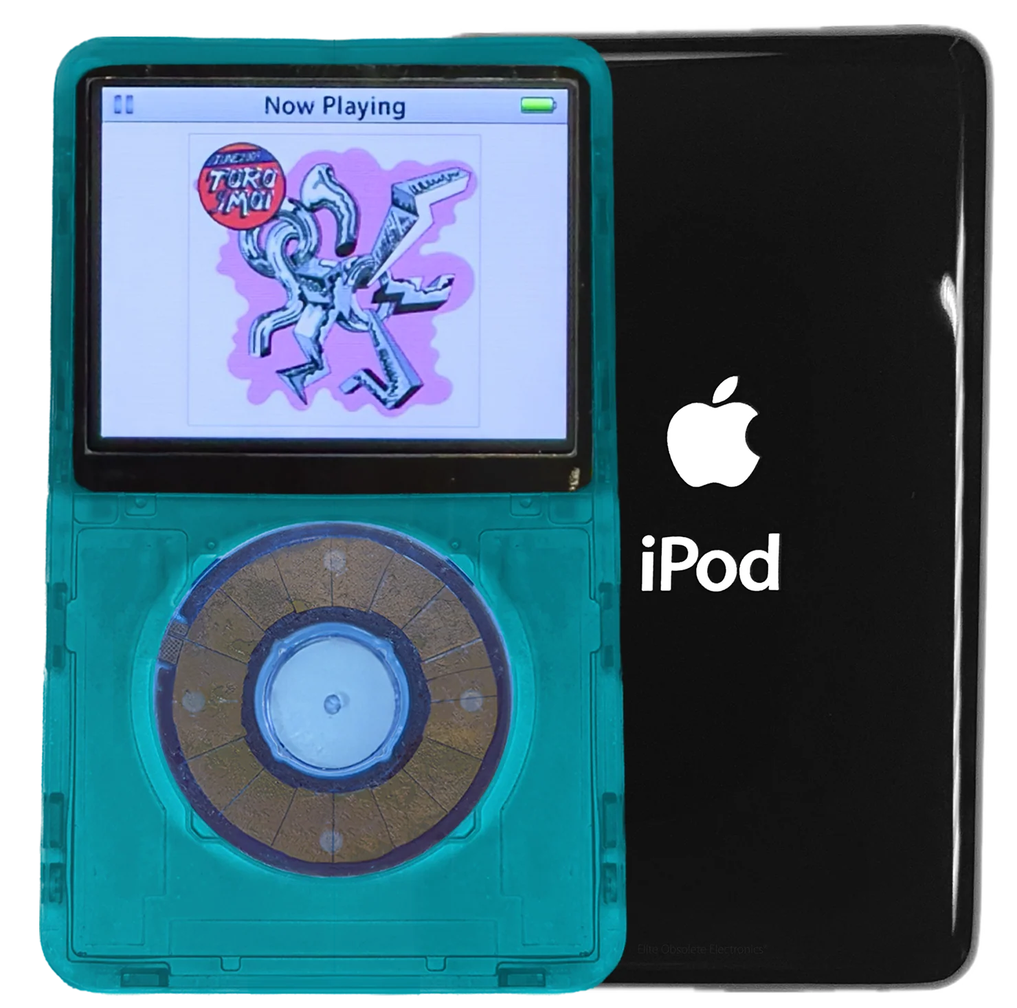 New Apple iPod Video Classic 5th 5.5 Enhanced Atomic Ocean Blue / Blue Crystal / Blue Crystal (Black)