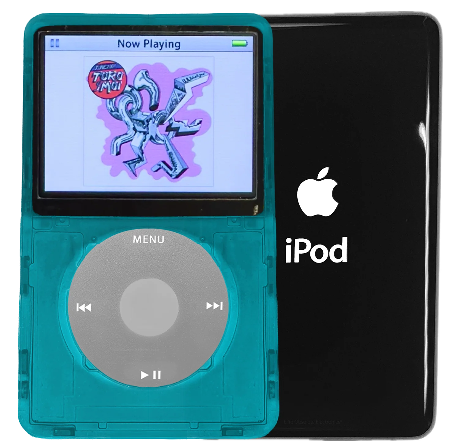 New Apple iPod Video Classic 5th 5.5 Enhanced Atomic Ocean Blue / Grey / Grey (Black)