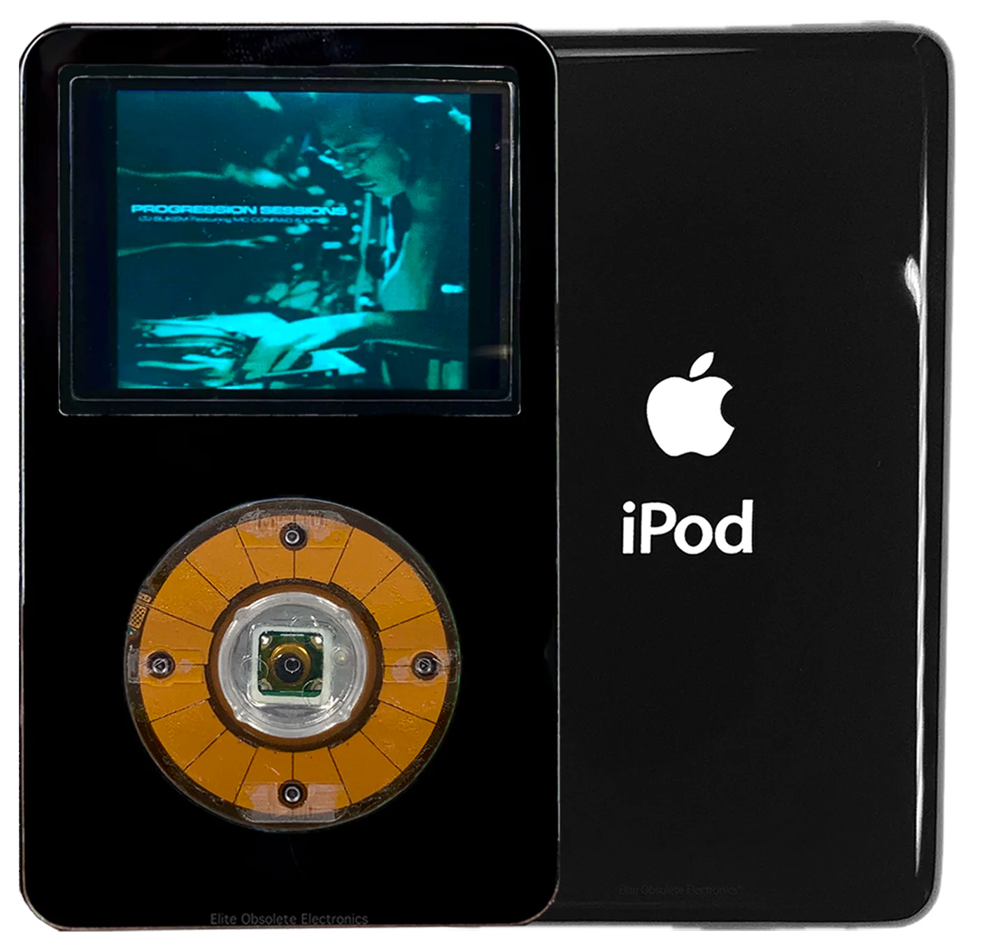 New Apple iPod Video Classic 5th 5.5 Enhanced Black / Crystal Clear / Transparent (Black)