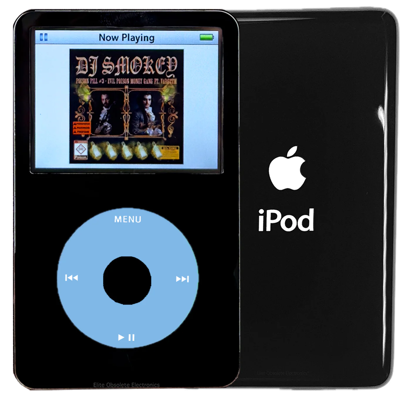 New Apple iPod Video Classic 5th & 5.5 Enhanced Black / Light Blue / Black (Black)
