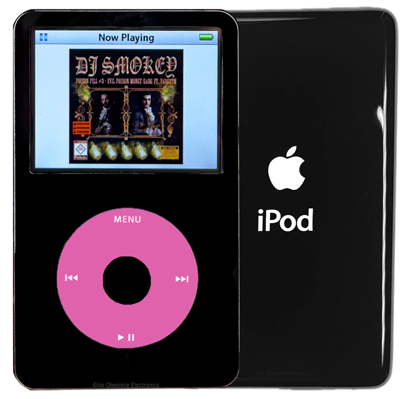 New Apple iPod Video Classic 5th & 5.5 Enhanced Black / Light Pink / Black (Black)