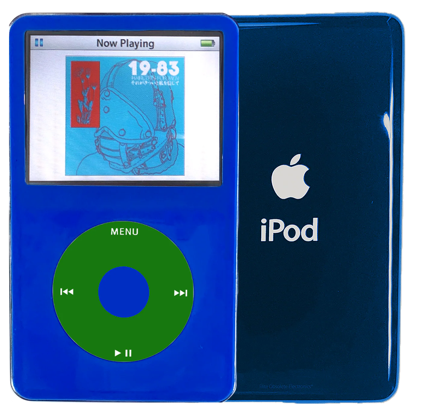 New Apple iPod Video Classic 5th & 5.5 Enhanced Blue / Green / Blue (Aqua)