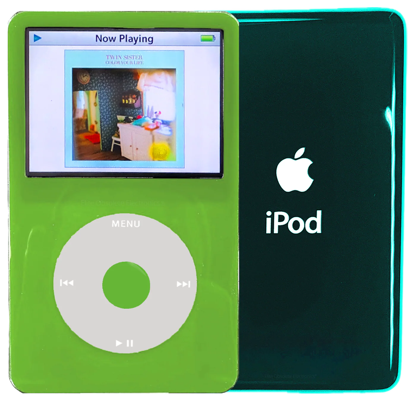 New Apple iPod Video Classic 5th & 5.5 Enhanced Green / Grey / Green (Pine Green)