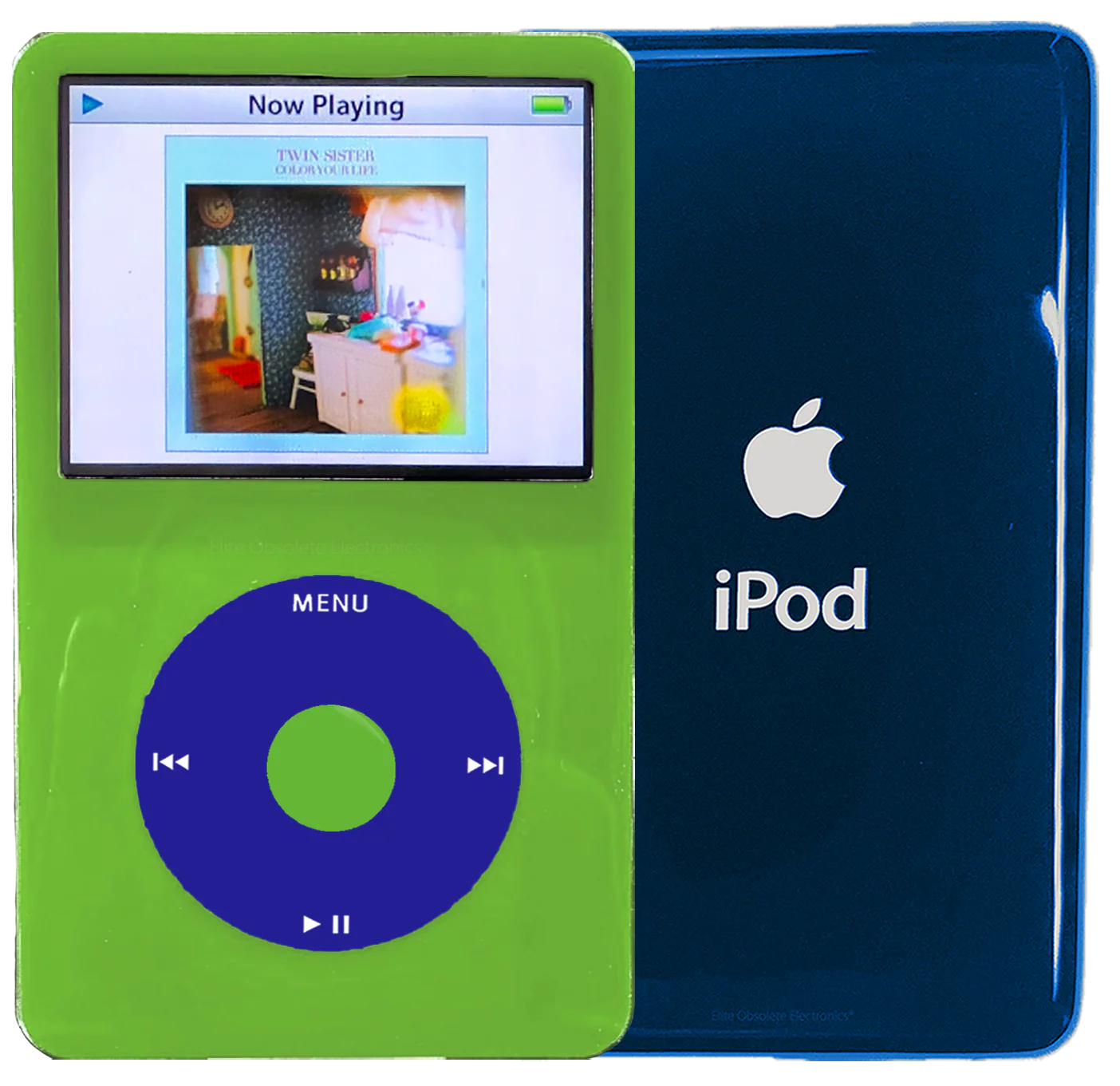 New Apple iPod Video Classic 5th & 5.5 Enhanced Green / Blue / Green (Aqua)