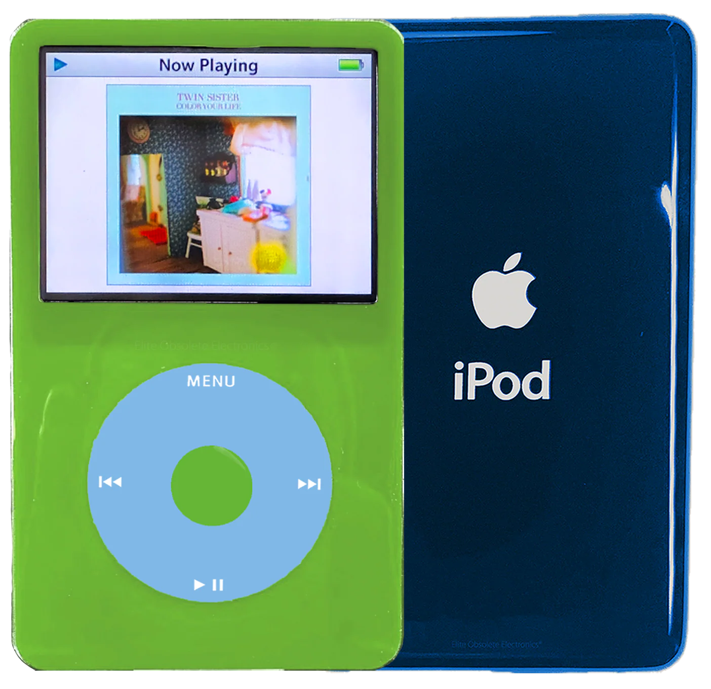 New Apple iPod Video Classic 5th & 5.5 Enhanced Green / Light Blue / Green (Aqua)