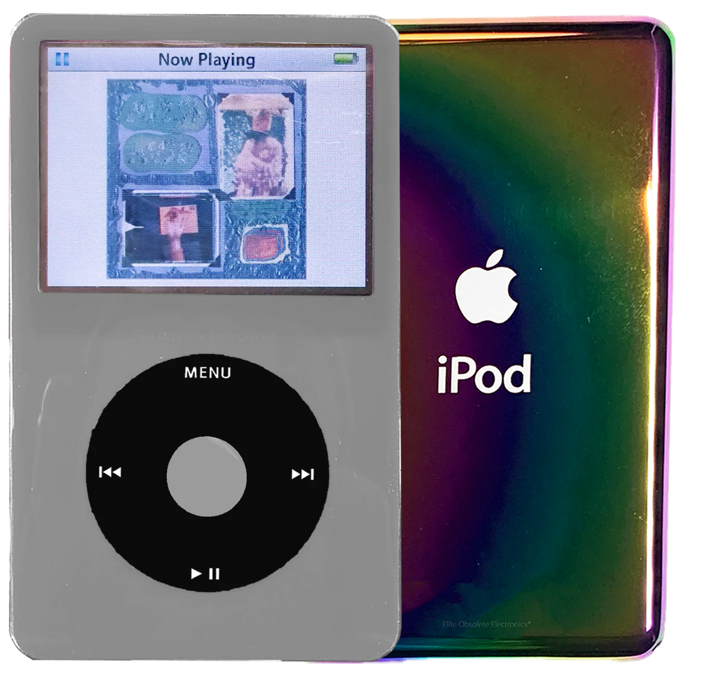 New Apple iPod Video Classic 5th & 5.5 Enhanced Grey / Black / Grey (Rainbow)