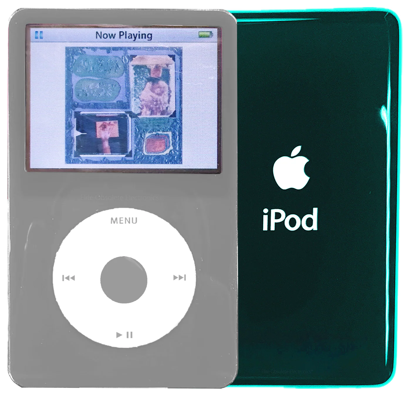 New Apple iPod Video Classic 5th & 5.5 Enhanced Grey / White / Grey (Pine Green)