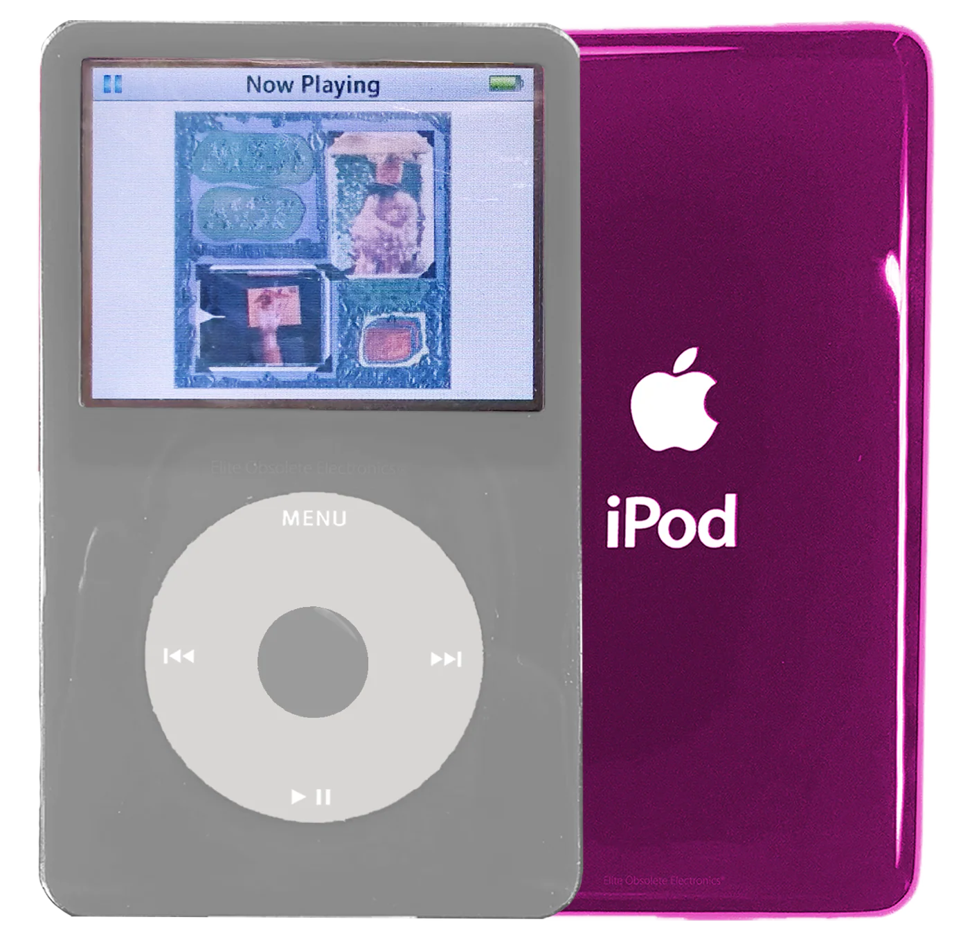 New Apple iPod Video Classic 5th & 5.5 Enhanced Grey / Grey / Grey (Hyper Pink)