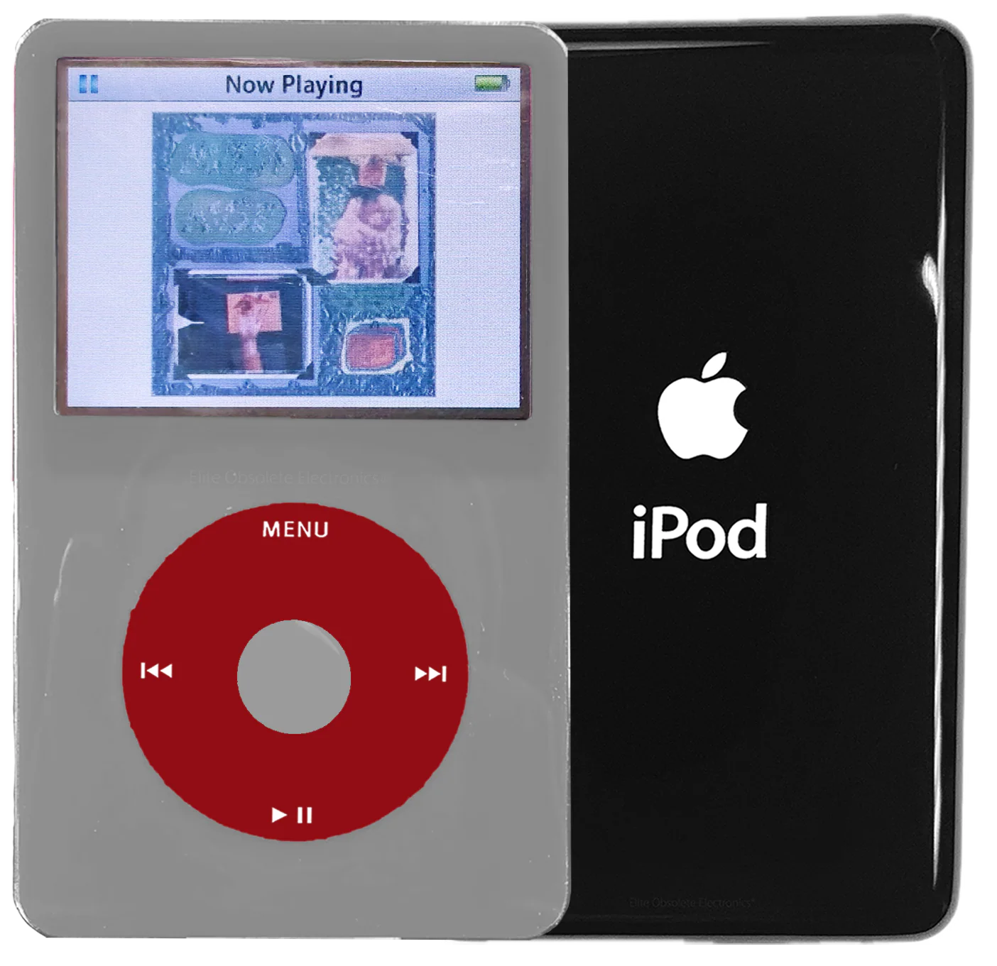 New Apple iPod Video Classic 5th & 5.5 Enhanced Grey / Red / Grey (Black)
