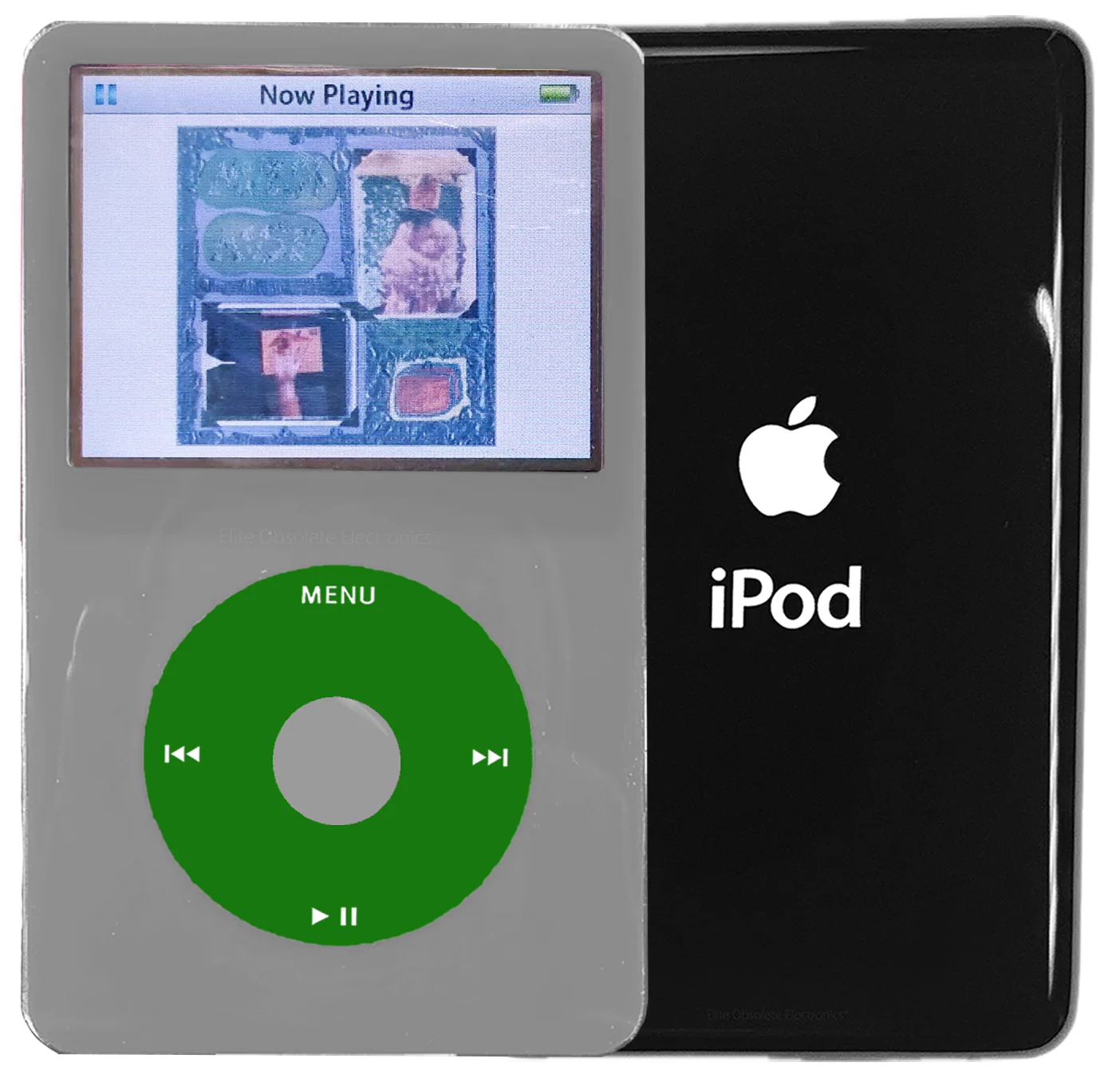New Apple iPod Video Classic 5th & 5.5 Enhanced Grey / Green / Grey (Black)