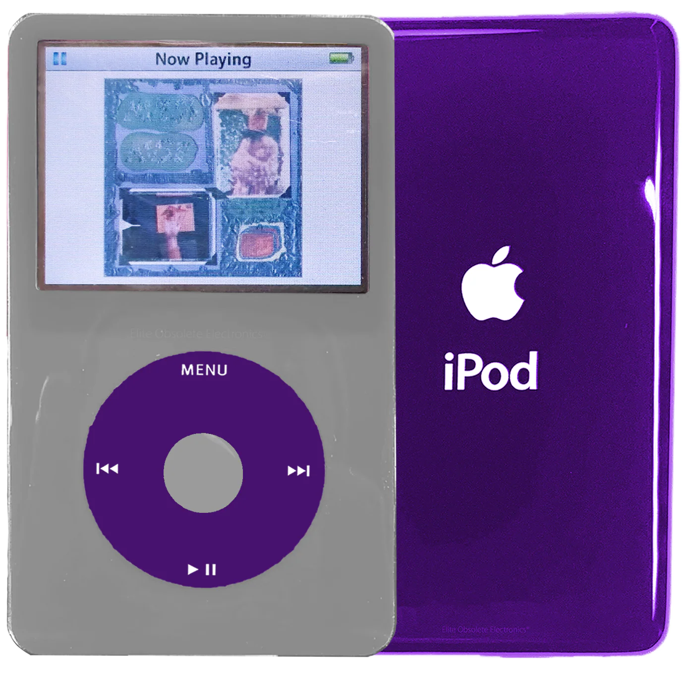 New Apple iPod Video Classic 5th & 5.5 Enhanced Grey / Purple / Grey (Midnight Purple)