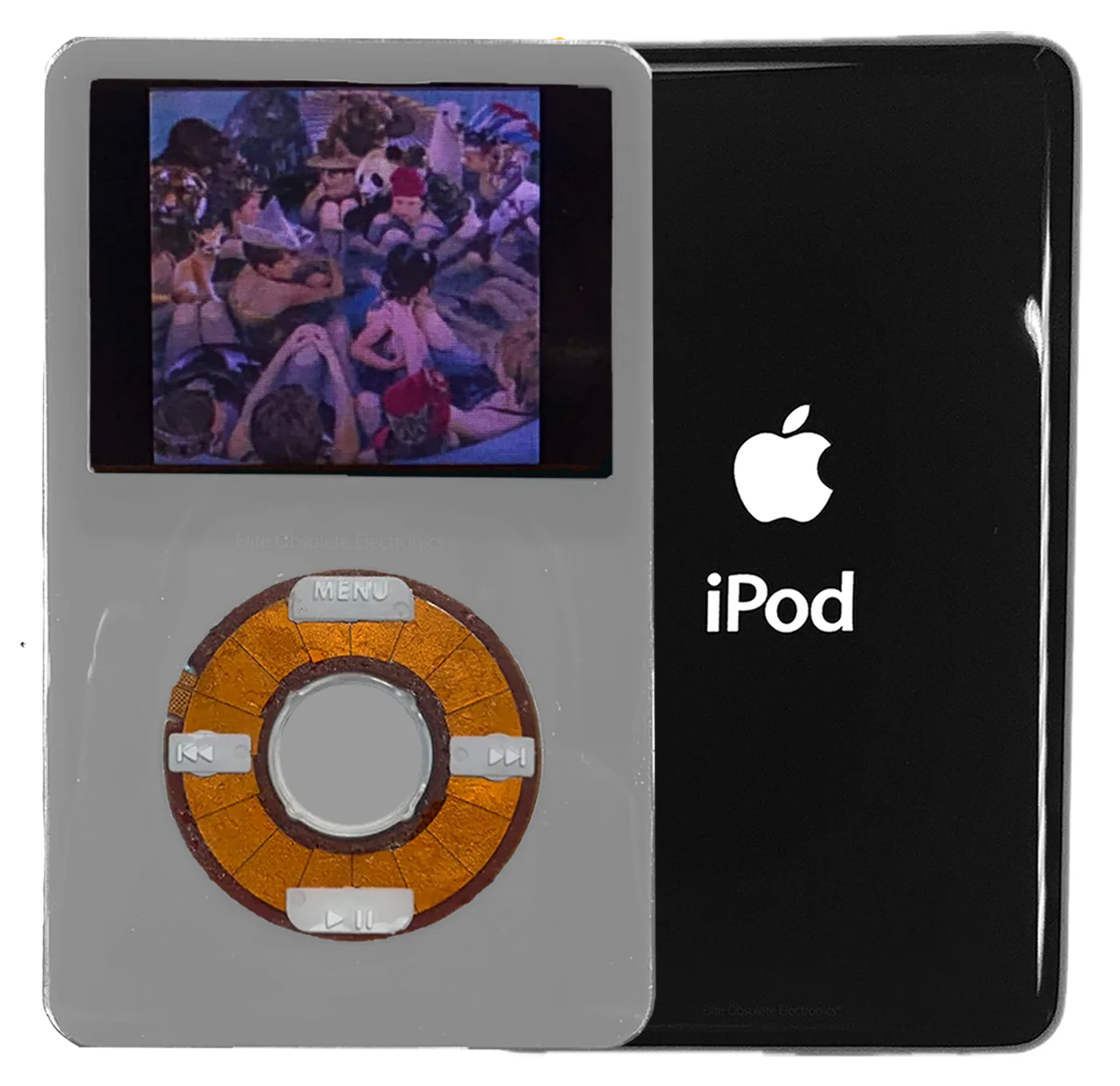 New Apple iPod Video Classic 5th 5.5 Enhanced Grey / Transparent / Grey (Black)