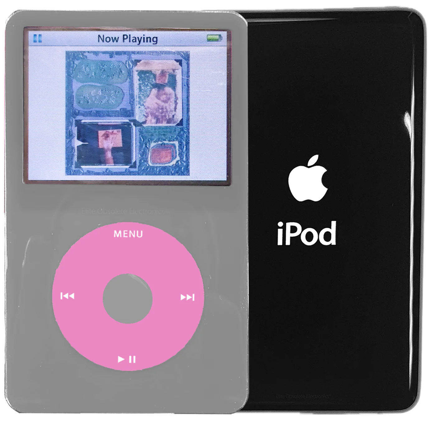 New Apple iPod Video Classic 5th & 5.5 Enhanced Grey / Light Pink / Grey (Black)