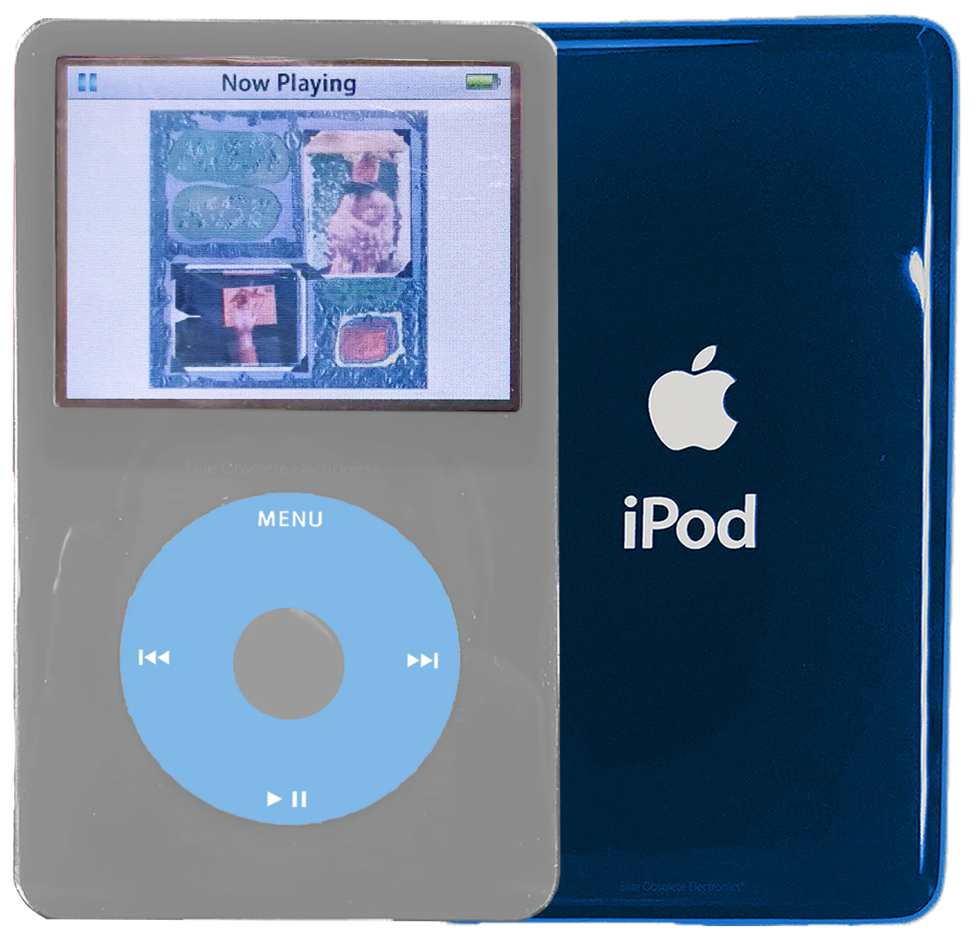 New Apple iPod Video Classic 5th & 5.5 Enhanced Grey / Light Blue / Grey (Aqua)