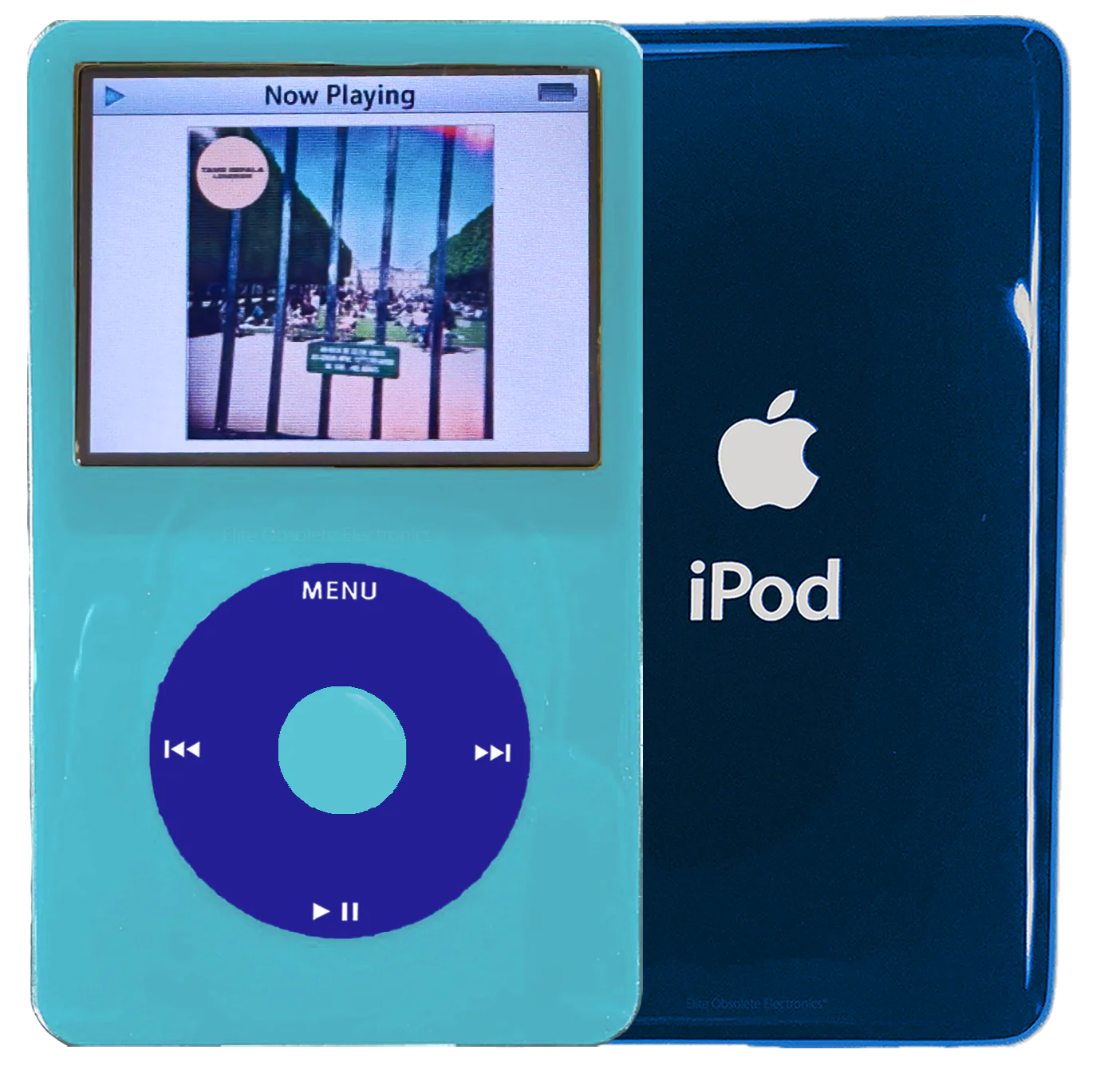 New Apple iPod Video Classic 5th & 5.5 Enhanced Light Blue / Blue / Light Blue (Aqua)