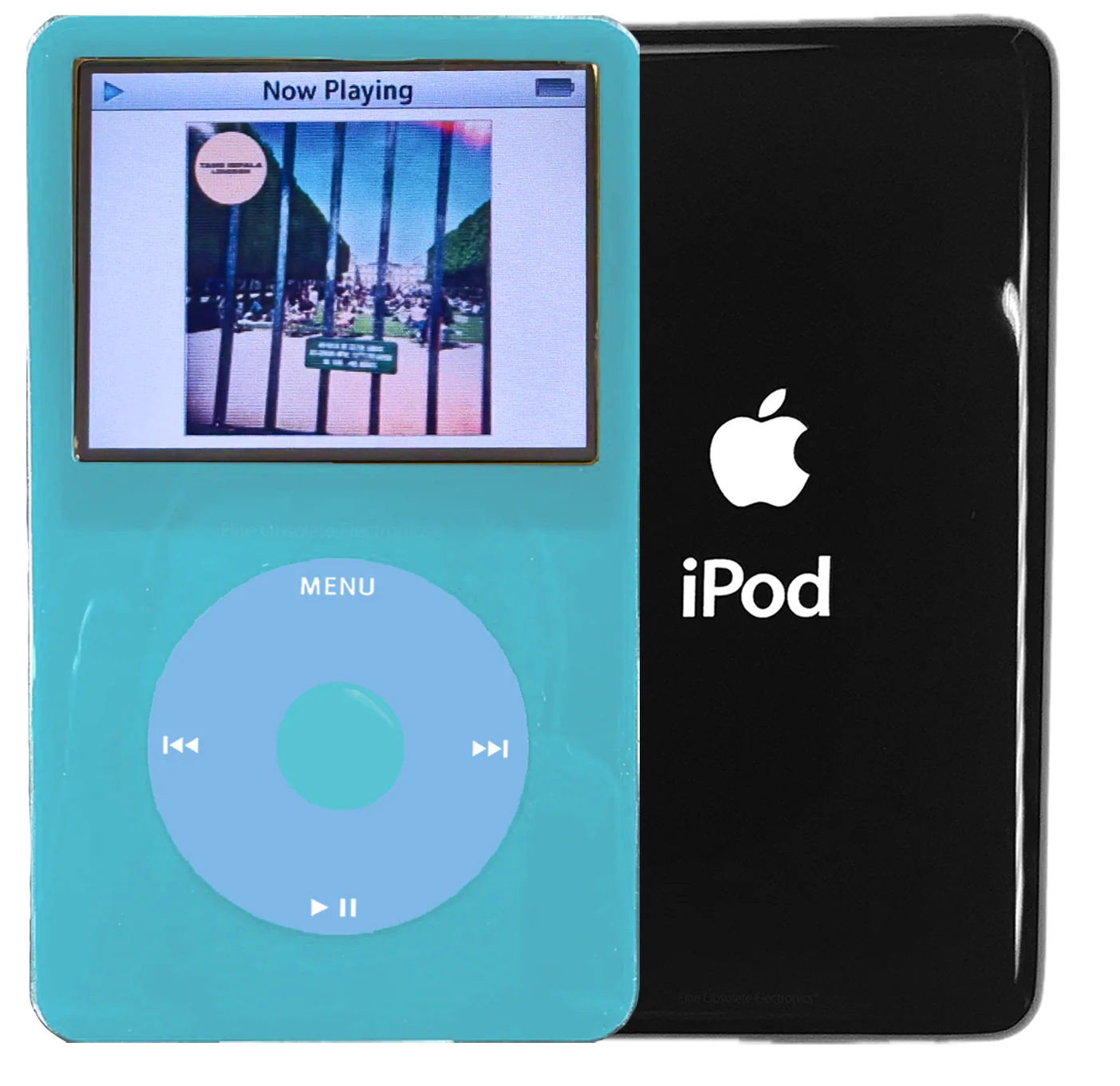 New Apple iPod Video Classic 5th & 5.5 Enhanced Light Blue / Light Blue / Light Blue (Black)