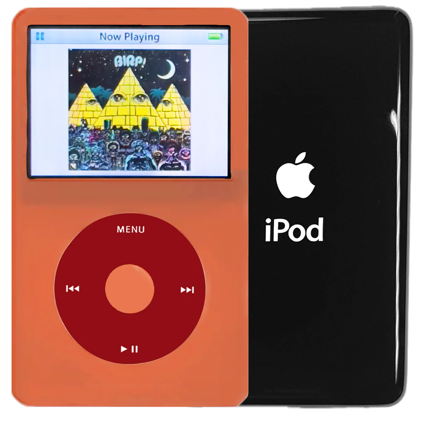 New Apple iPod Video Classic 5th & 5.5 Enhanced Orange / Red / Orange (Black)