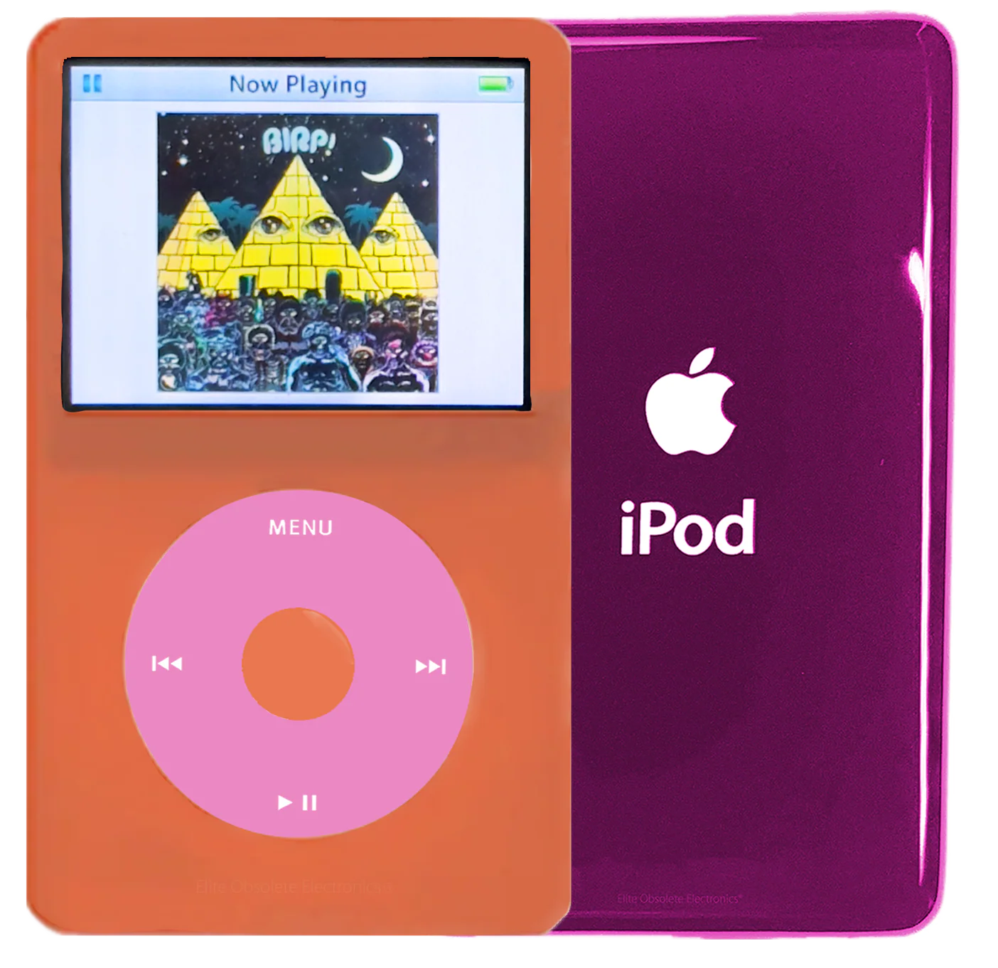 New Apple iPod Video Classic 5th & 5.5 Enhanced Orange / Light Pink / Orange (Hyper Pink)
