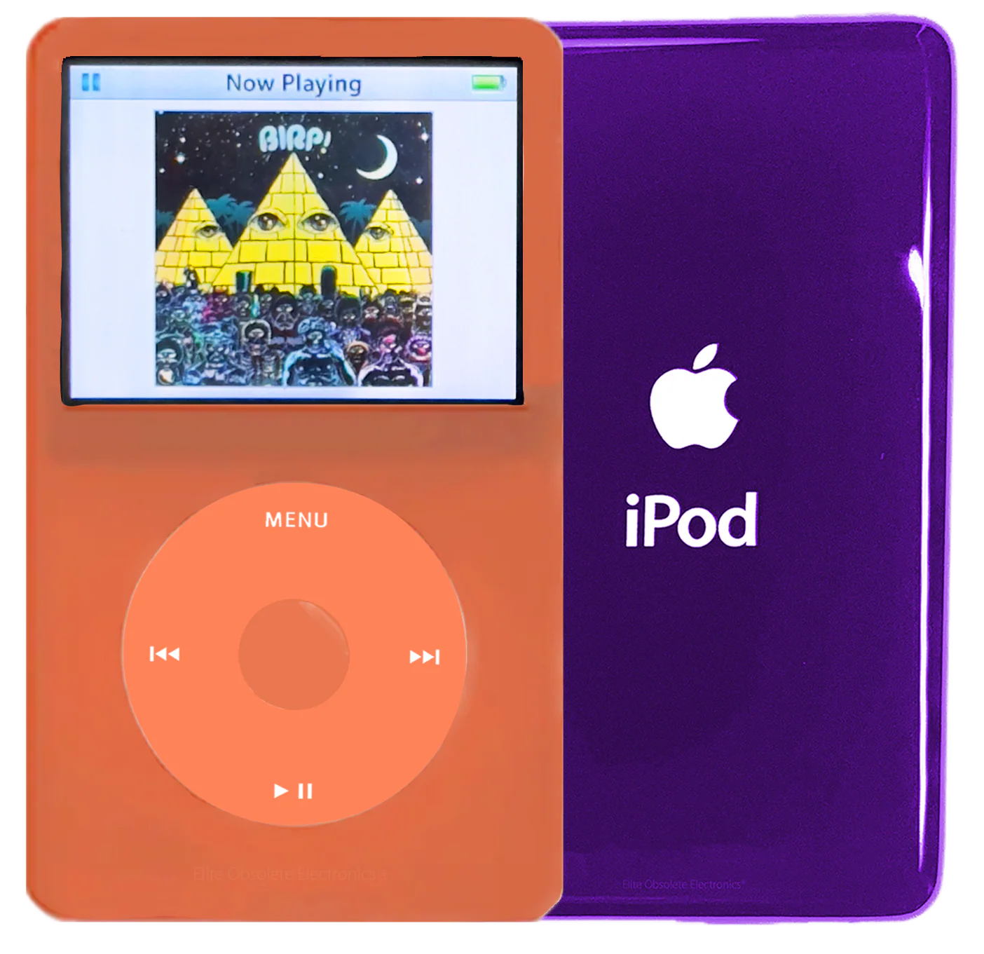New Apple iPod Video Classic 5th 5.5 Enhanced Orange / Orange / Orange (Midnight Purple)