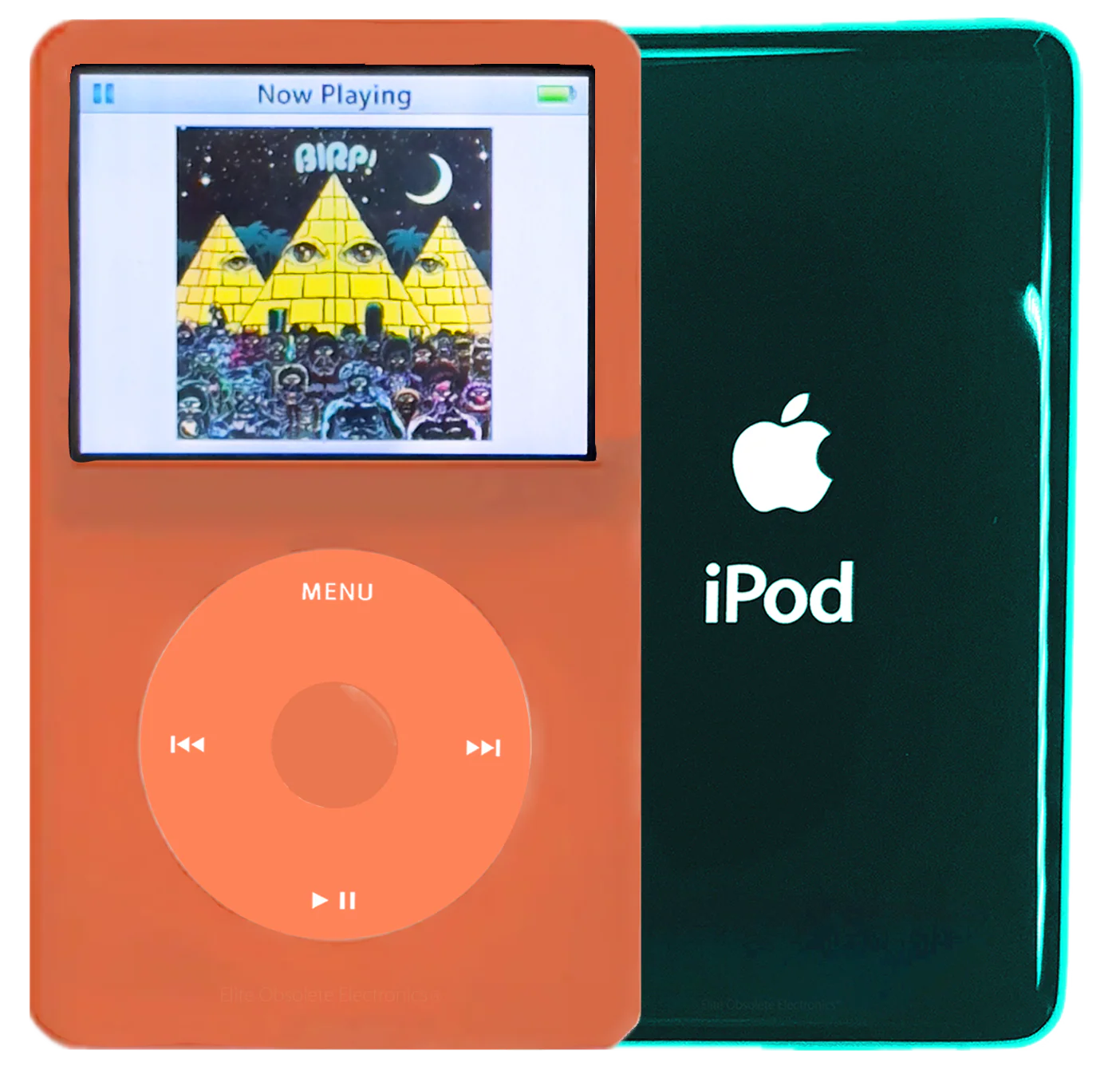 New Apple iPod Video Classic 5th 5.5 Enhanced Orange / Orange / Orange (Pine Green)