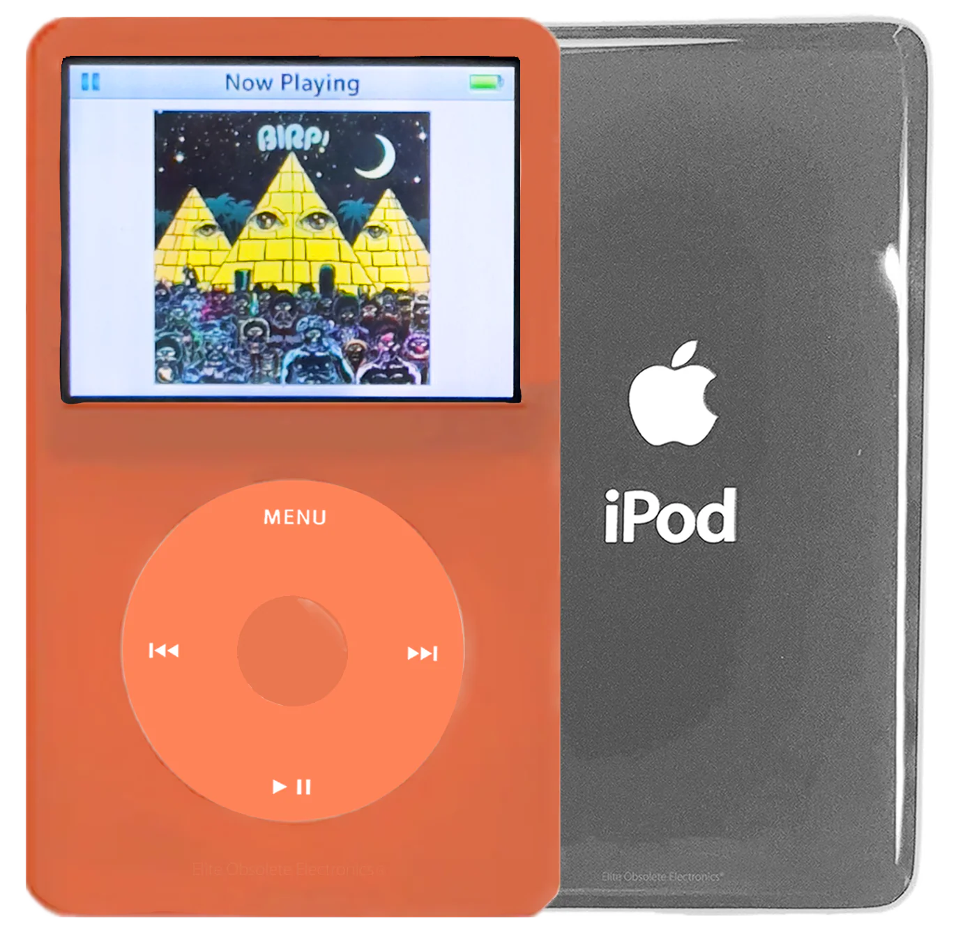 New Apple iPod Video Classic 5th 5.5 Enhanced Orange / Orange / Orange (Silver)