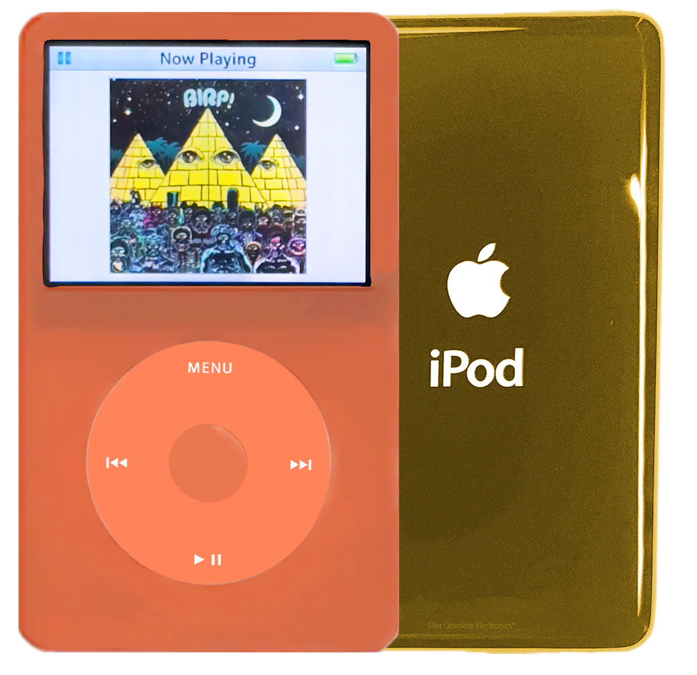 New Apple iPod Video Classic 5th 5.5 Enhanced Orange / Orange / Orange (Gold)