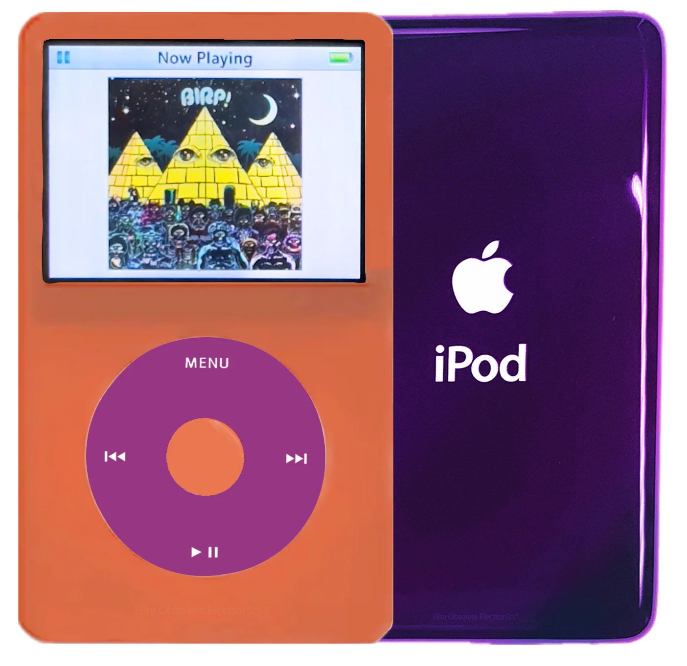 New Apple iPod Video Classic 5th & 5.5 Enhanced Orange / Pink / Orange (Ultraviolet)