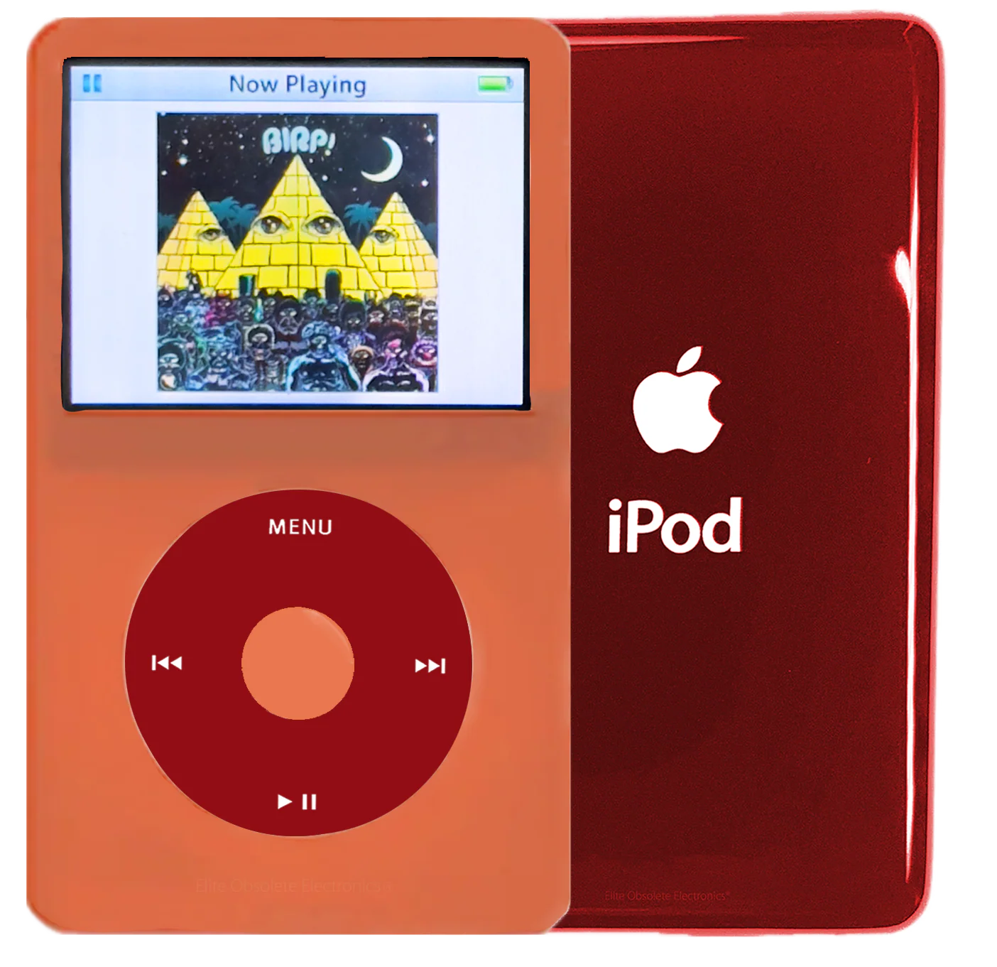 New Apple iPod Video Classic 5th & 5.5 Enhanced Orange / Red / Orange (Sangria Red)