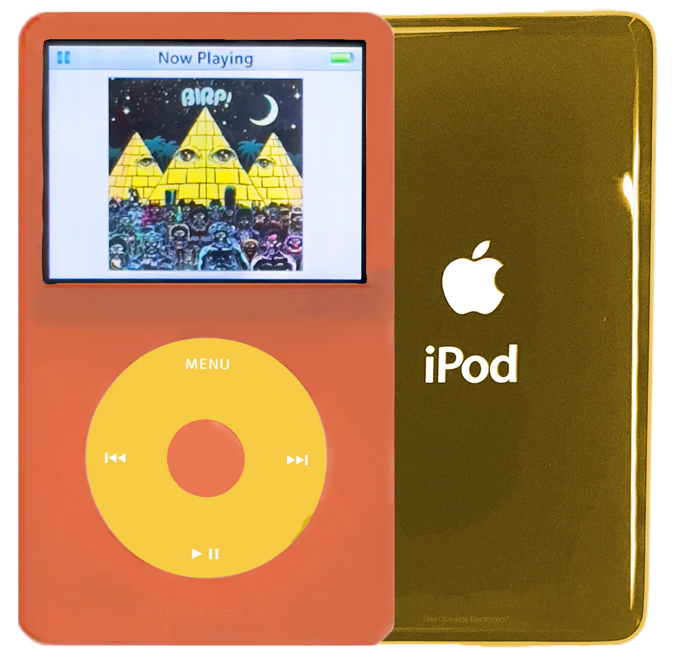 New Apple iPod Video Classic 5th & 5.5 Enhanced Orange / Yellow / Orange (Gold)