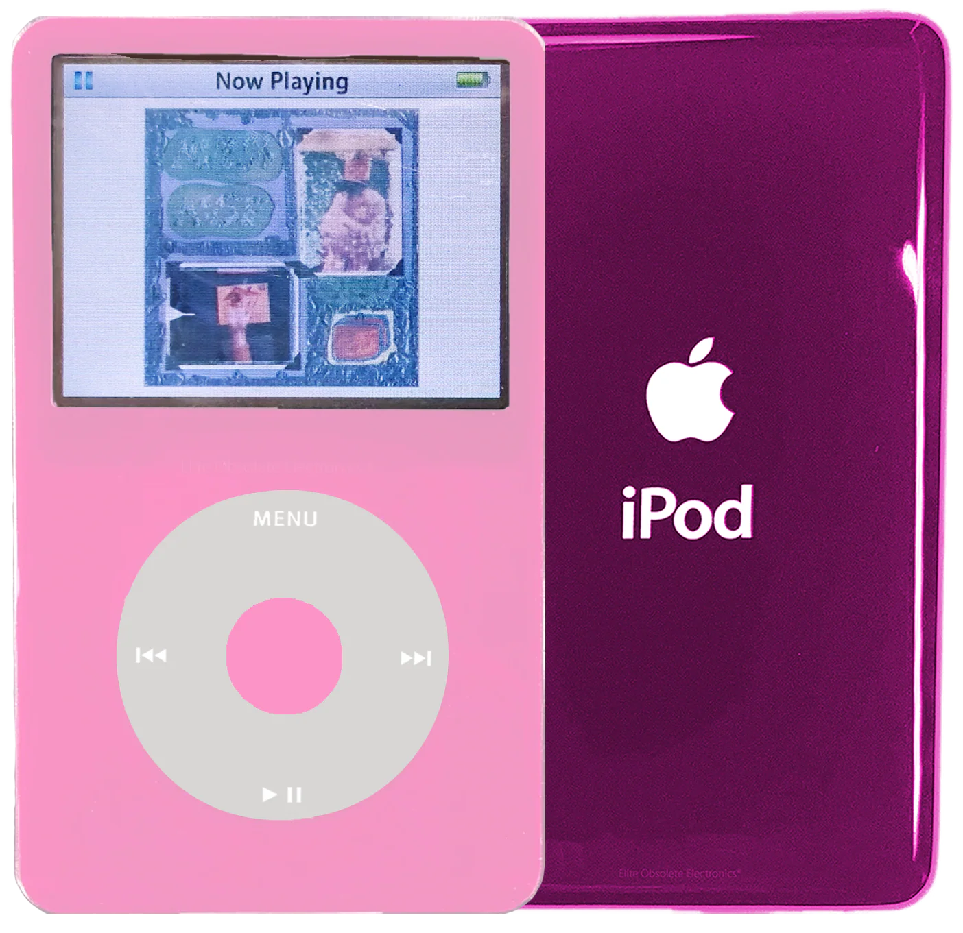 New Apple iPod Video Classic 5th 5.5 Enhanced Pink / Grey / Pink (Hyper Pink)