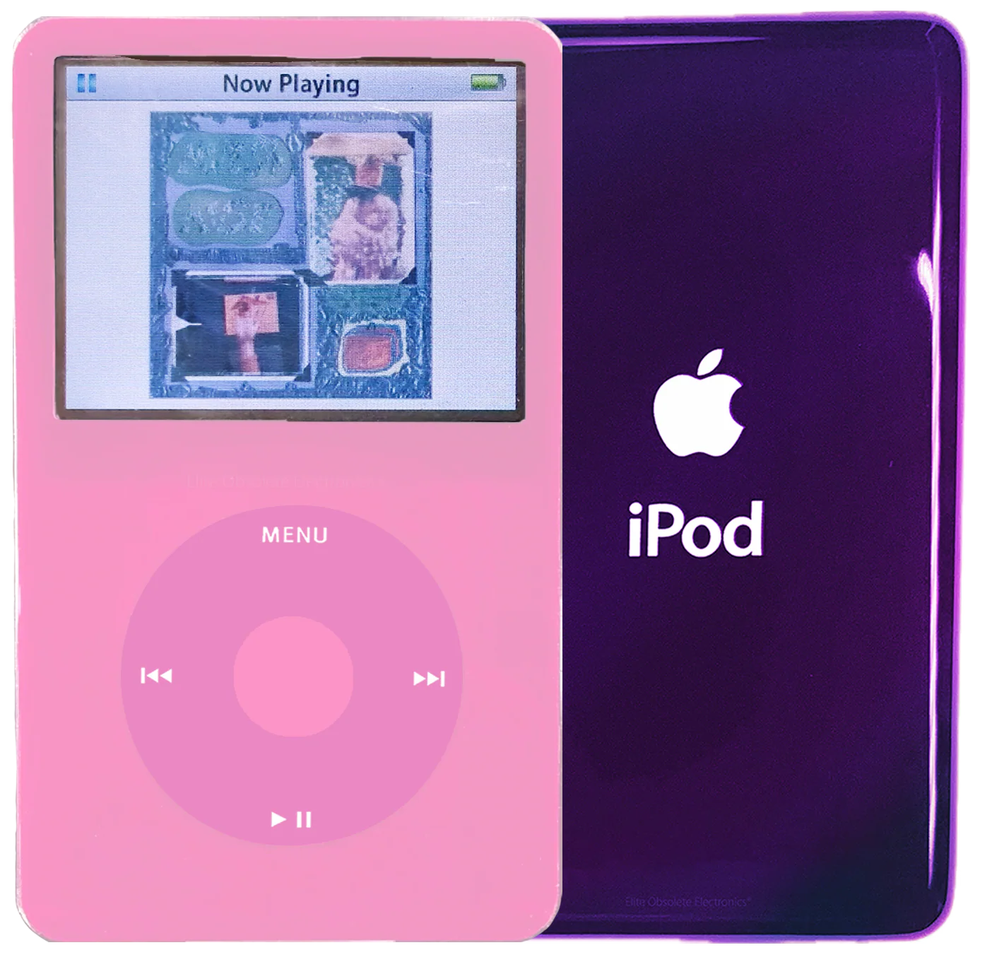 New Apple iPod Video Classic 5th 5.5 Enhanced Pink / Light Pink / Pink (Ultraviolet)