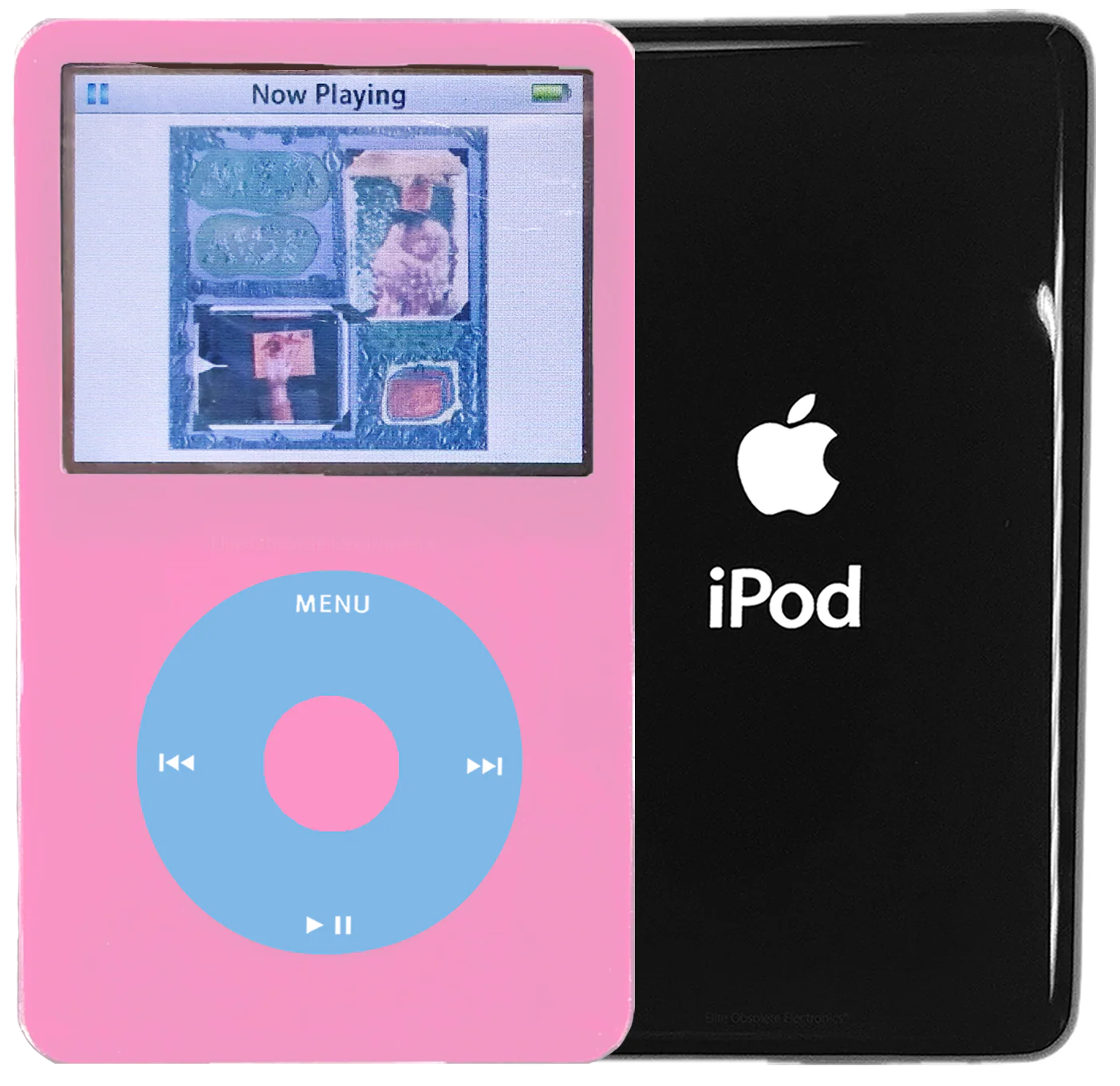 New Apple iPod Video Classic 5th 5.5 Enhanced Pink / Light Blue / Pink (Black)