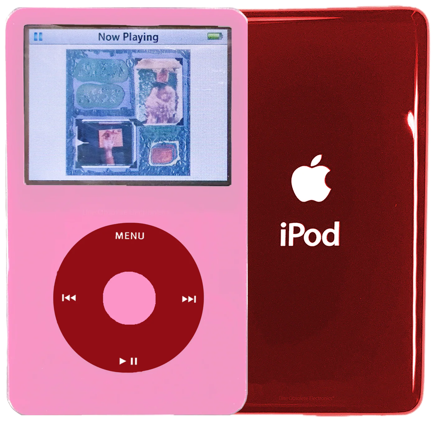 New Apple iPod Video Classic 5th 5.5 Enhanced Pink / Red / Pink (Sangria Red)