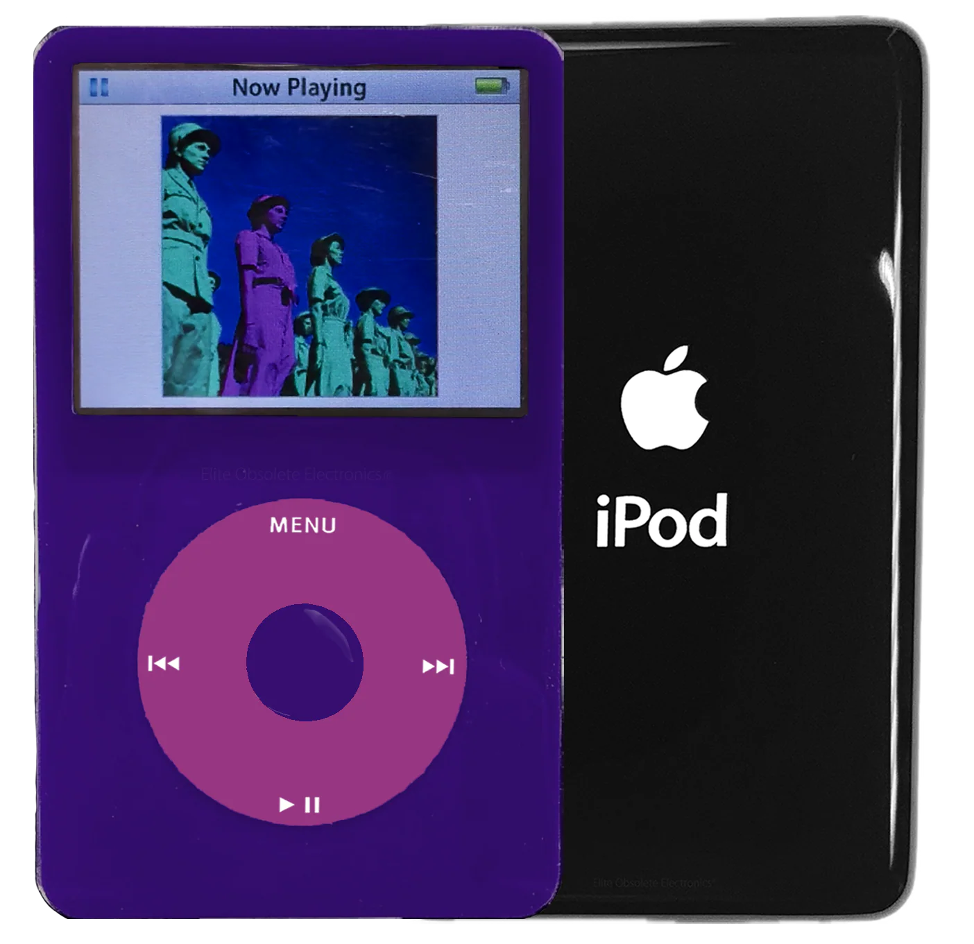 New Apple iPod Video Classic 5th & 5.5 Enhanced Purple / Pink / Purple (Black)