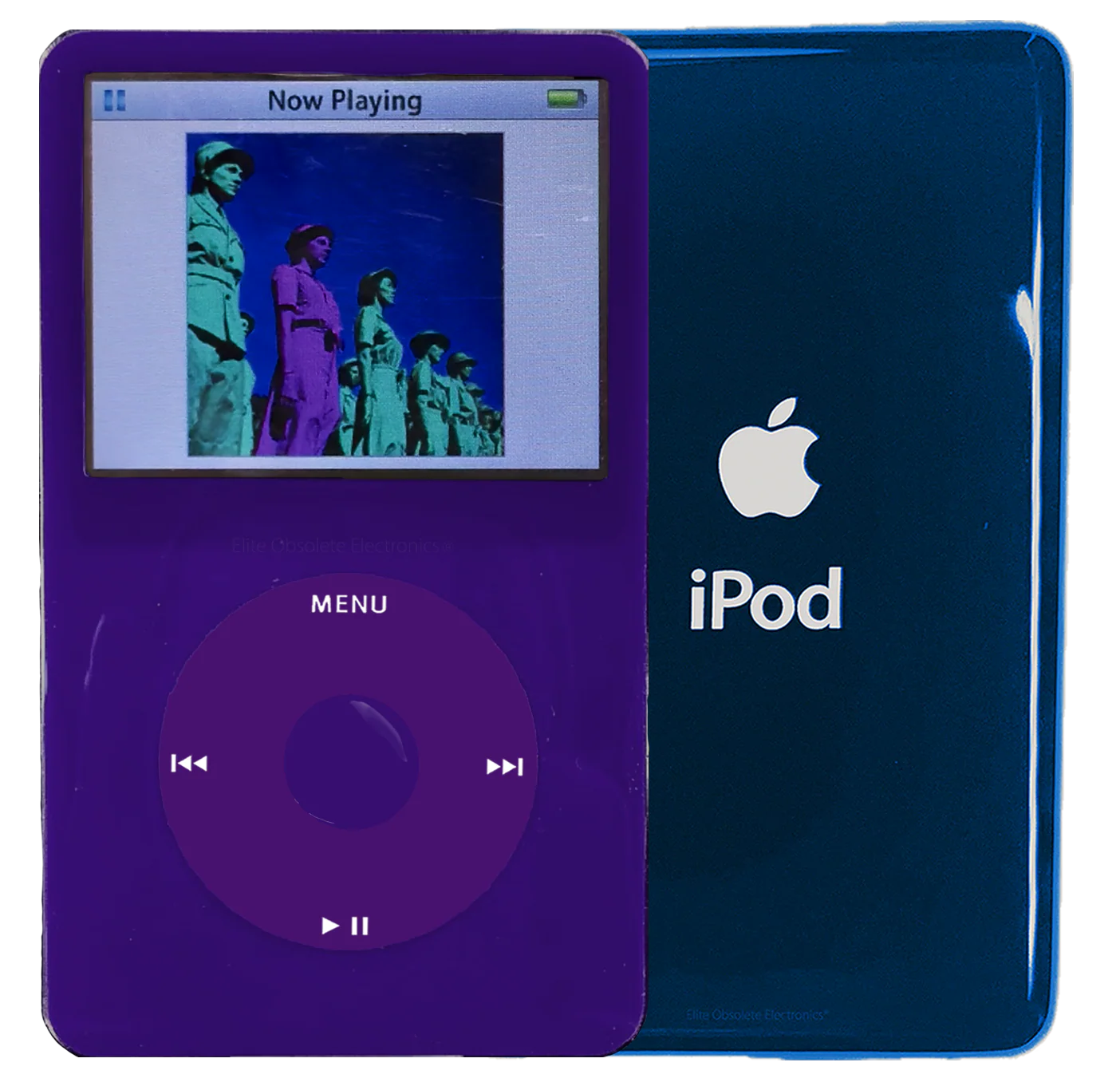 New Apple iPod Video Classic 5th & 5.5 Enhanced Purple / Purple / Purple (Aqua)