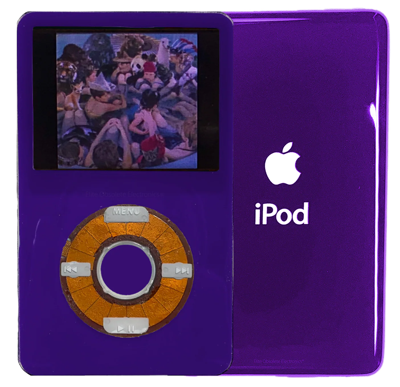 New Apple iPod Video Classic 5th 5.5 Enhanced Purple / Transparent / Purple (Midnight Purple)