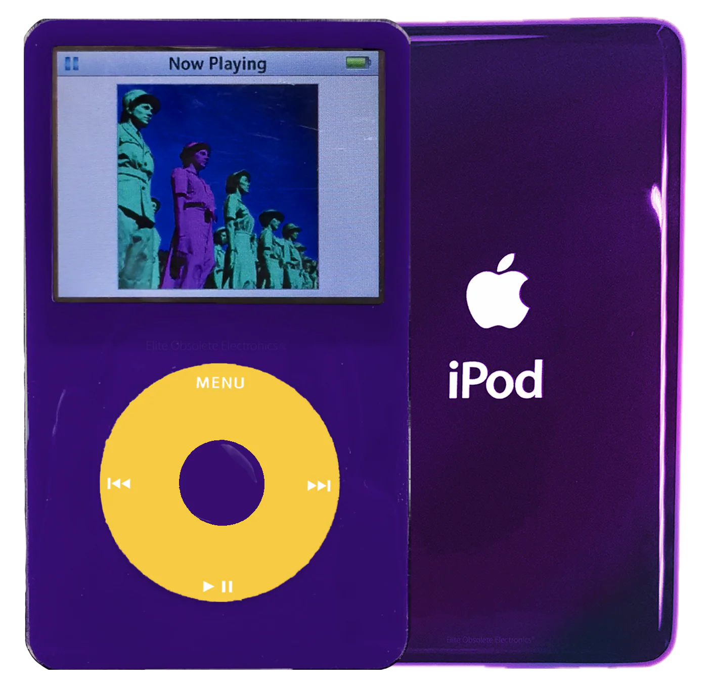 New Apple iPod Video Classic 5th & 5.5 Enhanced Purple / Yellow / Purple (Ultraviolet)