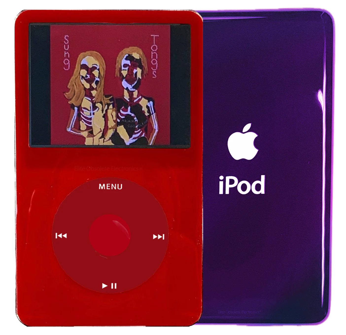 New Apple iPod Video Classic 5th & 5.5 Enhanced Red / Red / Red (Ultraviolet)