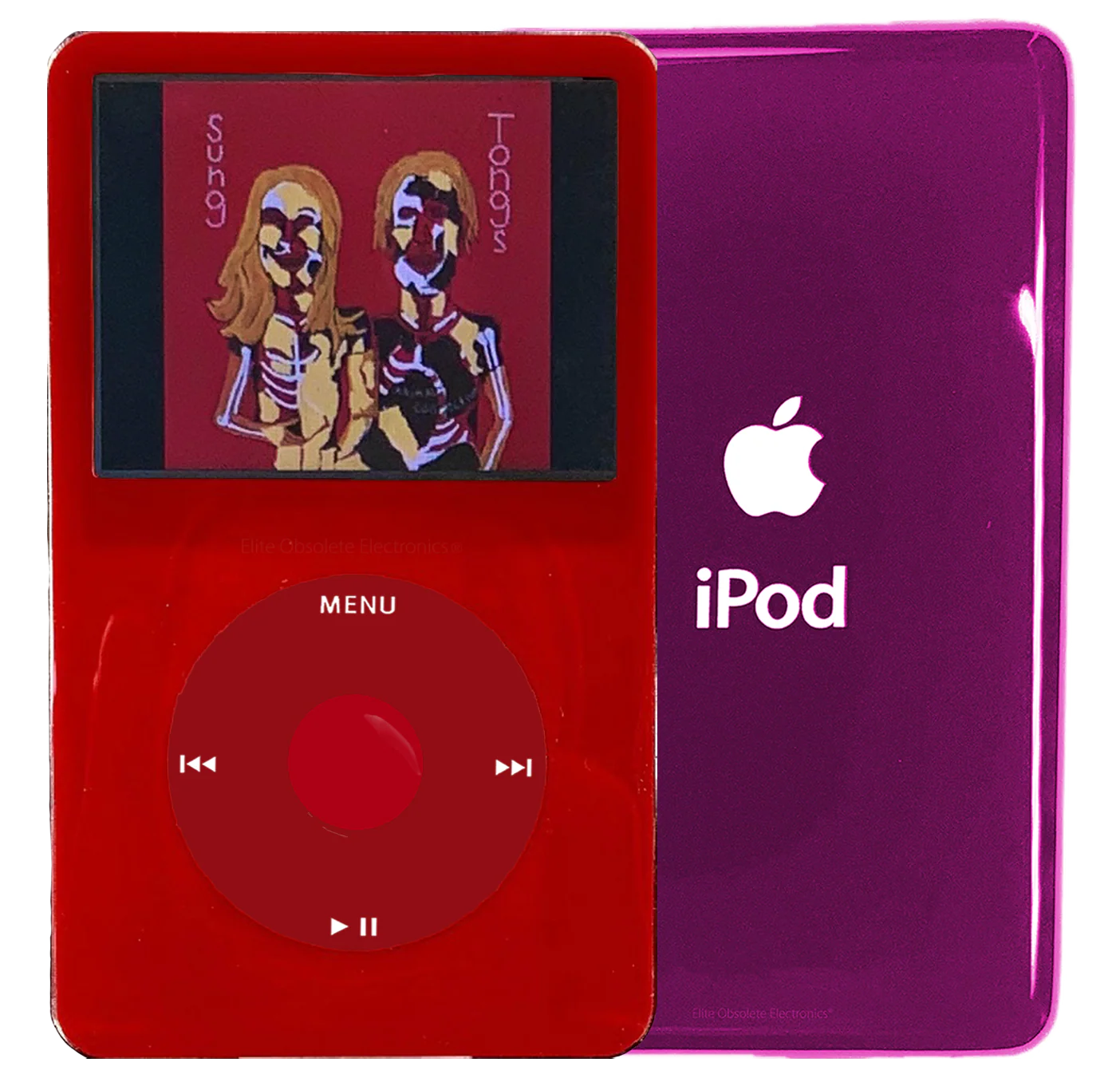 New Apple iPod Video Classic 5th & 5.5 Enhanced Red / Red / Red (Hyper Pink)