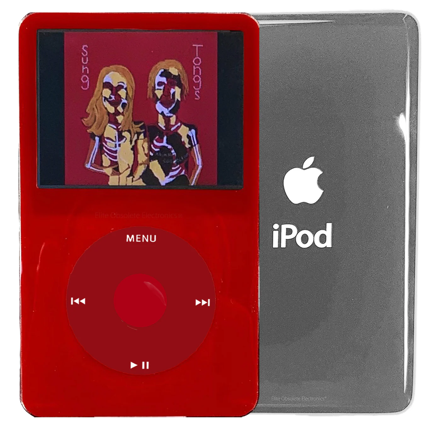 New Apple iPod Video Classic 5th & 5.5 Enhanced Red / Red / Red (Silver)