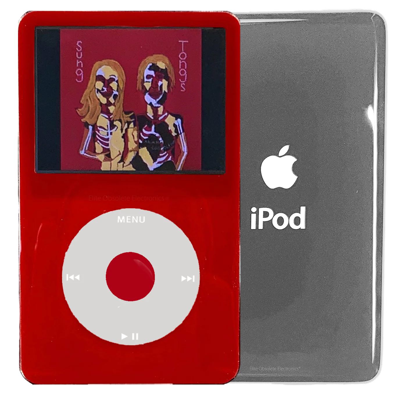 New Apple iPod Video Classic 5th & 5.5 Enhanced Red / Grey / Red (Silver)