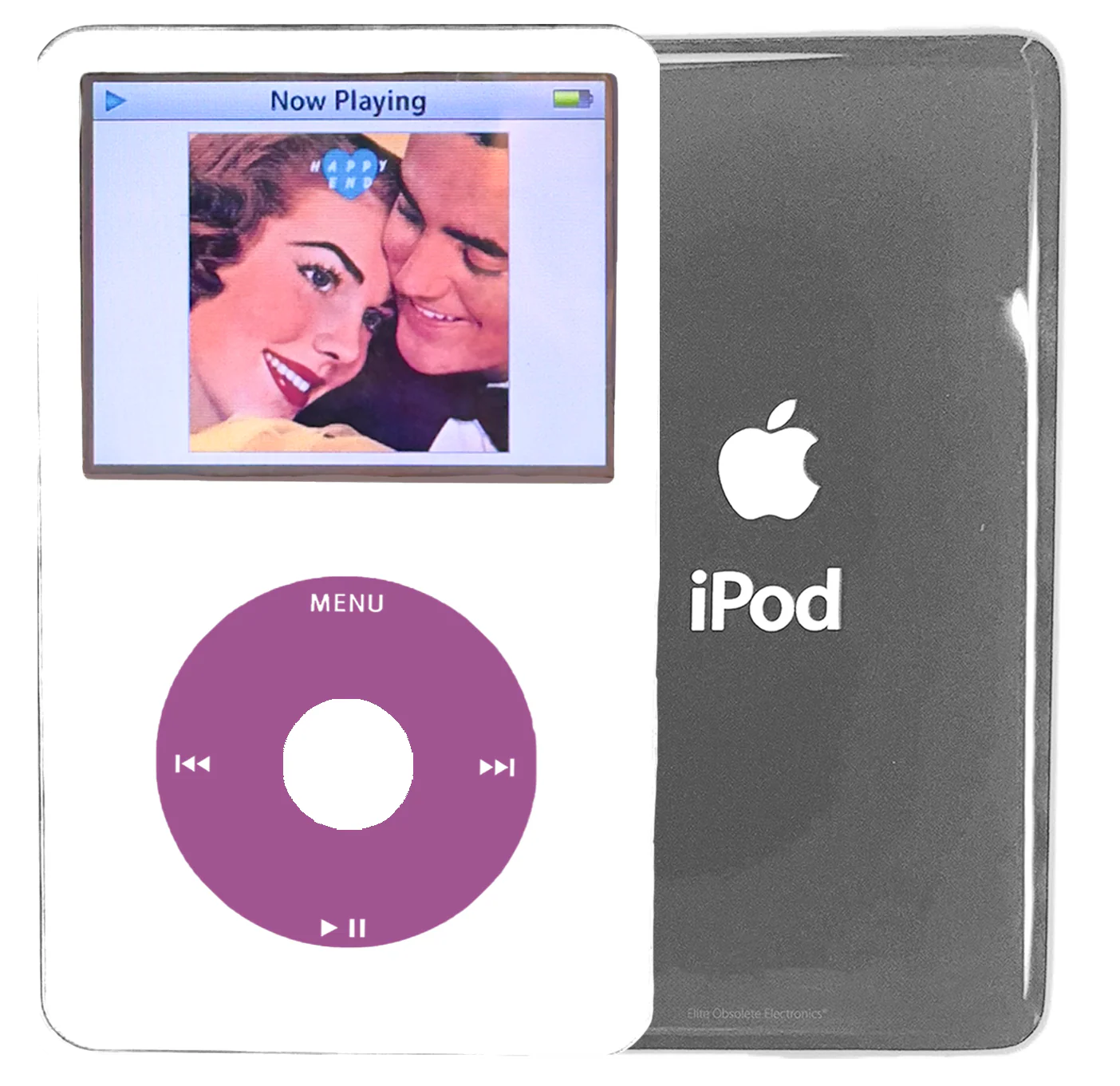 New Apple iPod Video Classic 5th & 5.5 Enhanced White / Pink / White (Silver)
