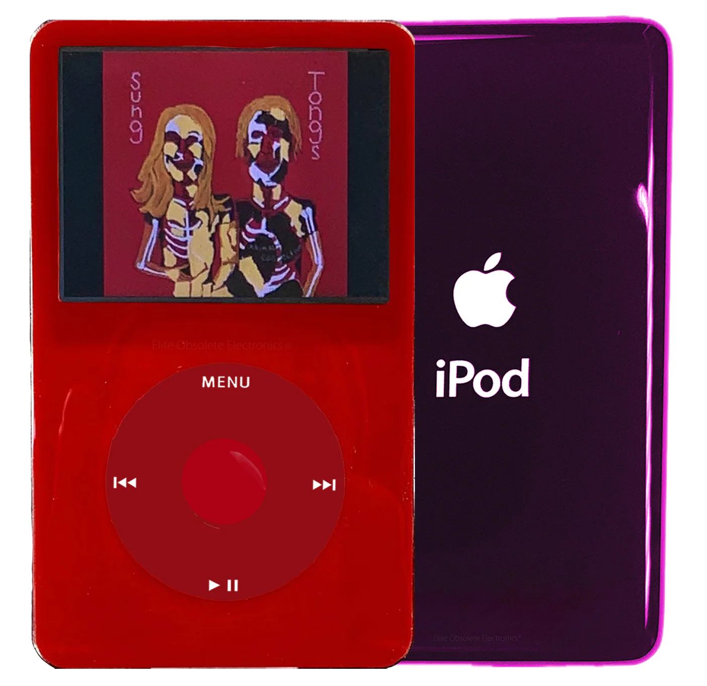 New Apple iPod Video Classic 5th & 5.5 Enhanced Red / Red / Red (Wine)